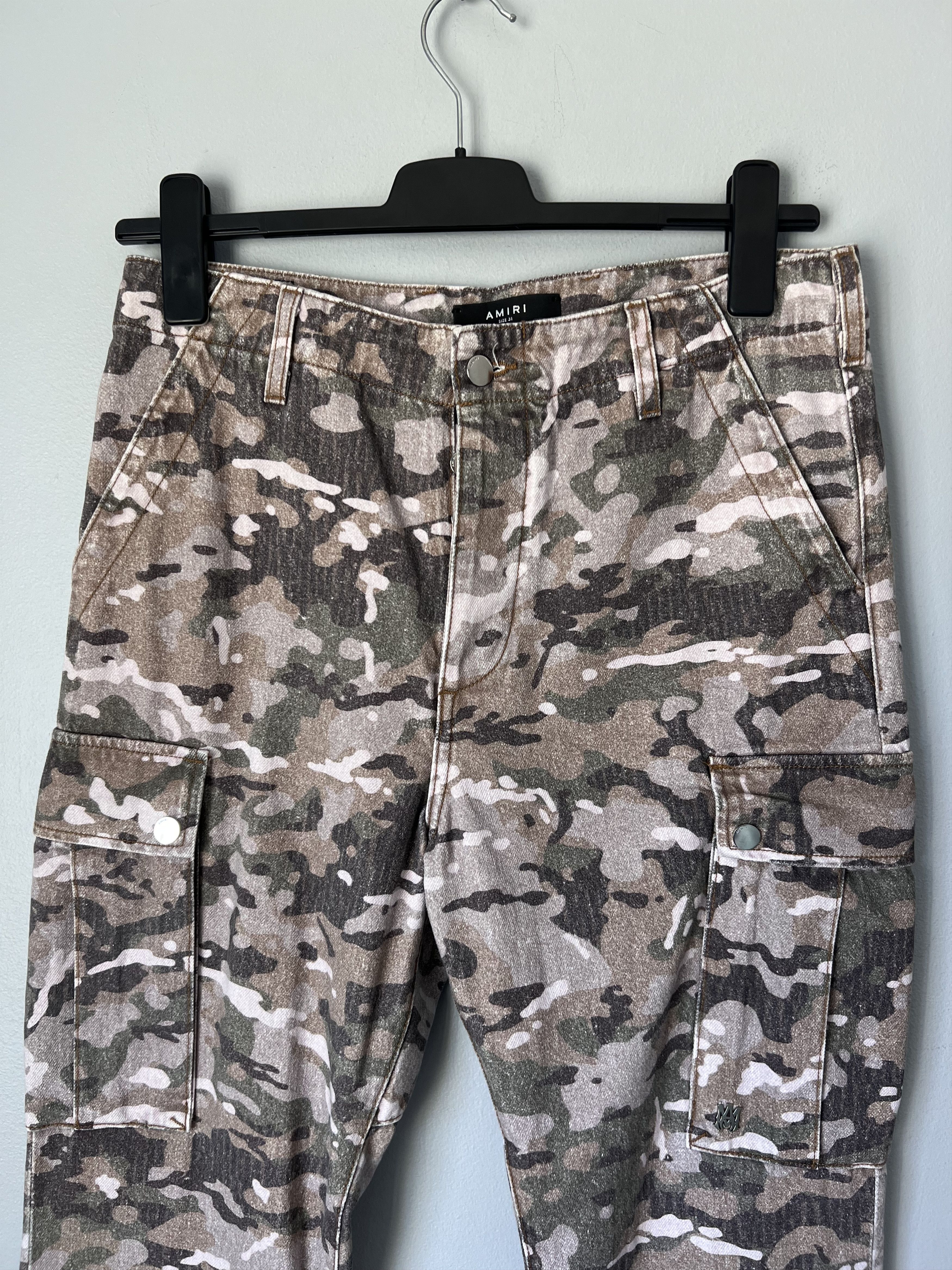 Amiri Amiri M65 Cargo Pants in Camouflage Size US 31 - 2 Thumbnail