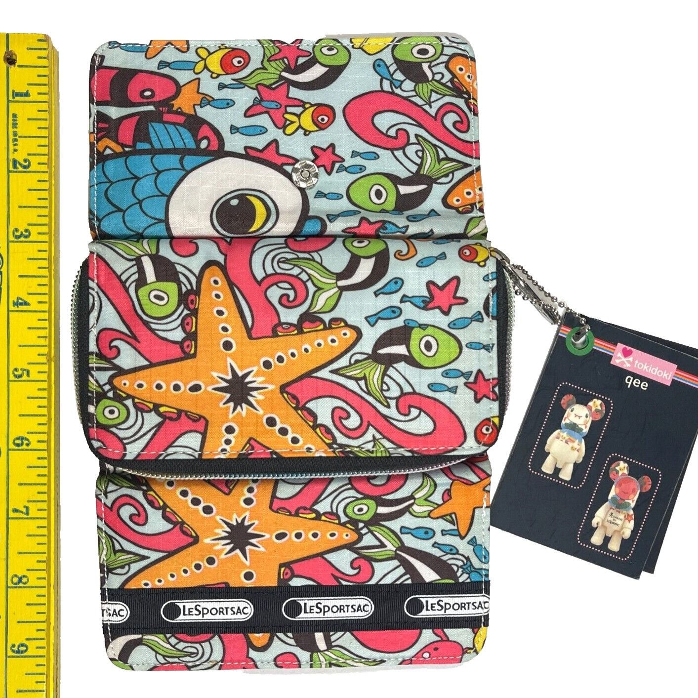 tokidoki LeSportSac Tokidoki Toy2R Qee Starfish Sea Wallet Multi Comp Size ONE SIZE - 4 Thumbnail