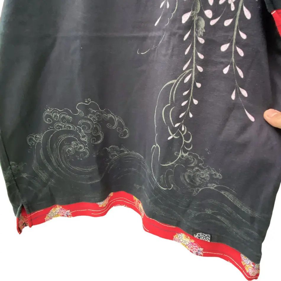 Japanese Brand 2000's Flower Wave Japanese Double Layer Shirt Size US L / EU 52-54 / 3 - 3 Thumbnail