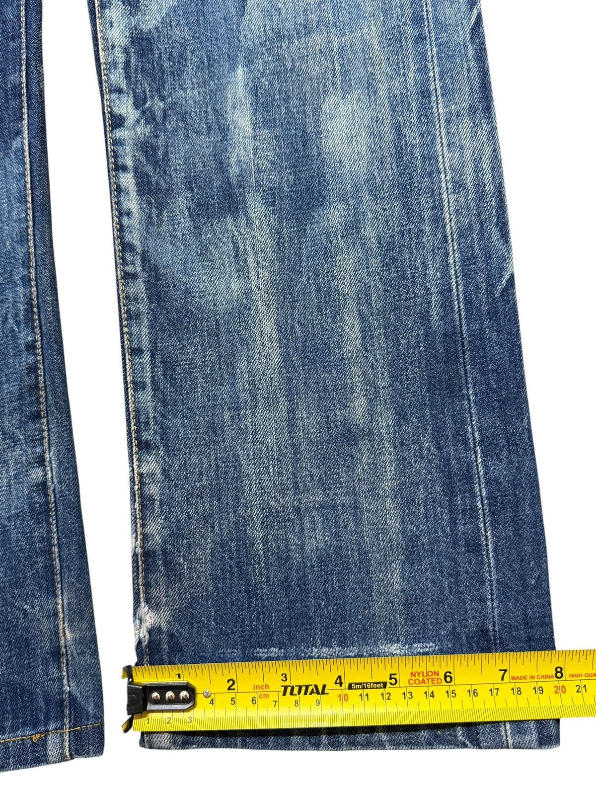 Vintage Covernat Selvedge Faded Wash Clawmark Whisker Loose