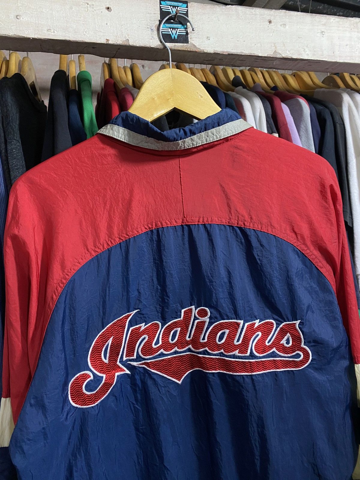 Starter Vintage Cleveland Indians Starter Windbreaker Size US M / EU 48-50 / 2 - 4 Thumbnail