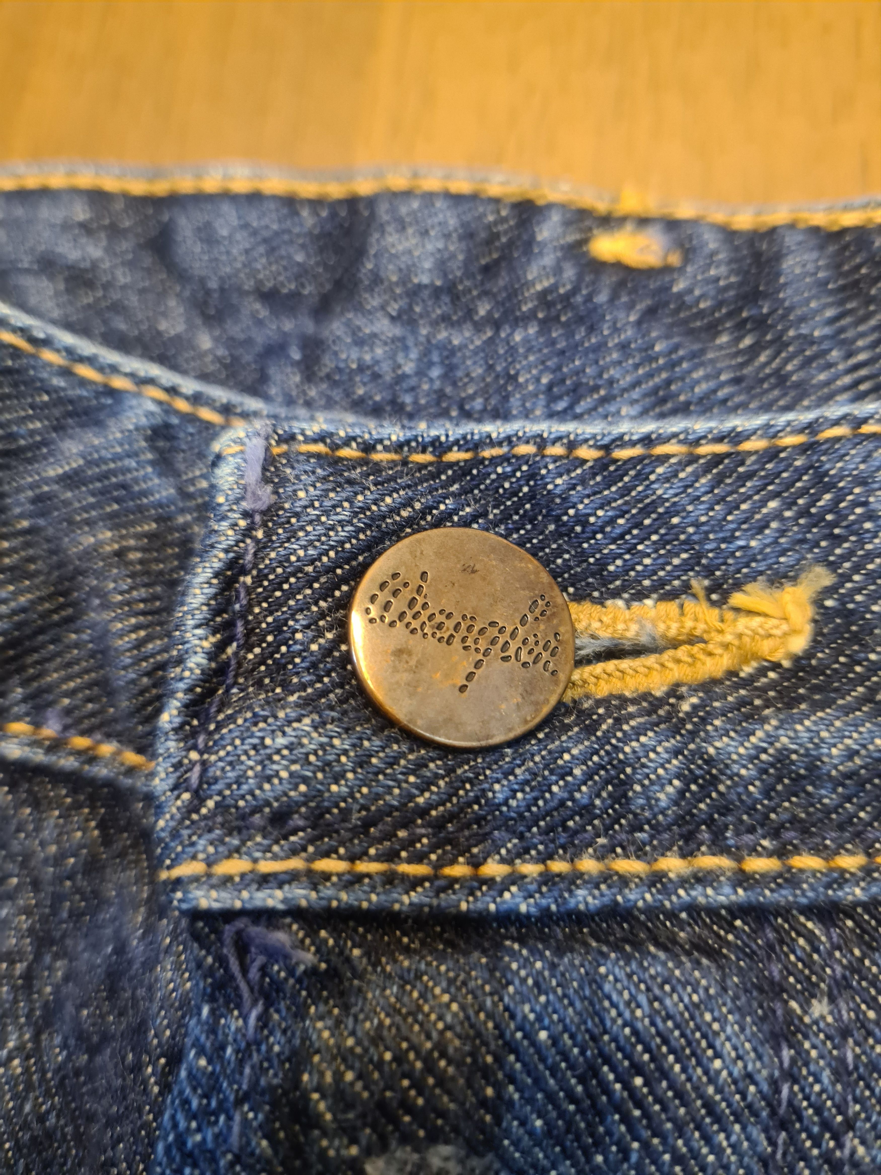 Vintage × Wrangler Vintage wrangler blue bell selvedge denim Size US 35 - 6 Thumbnail