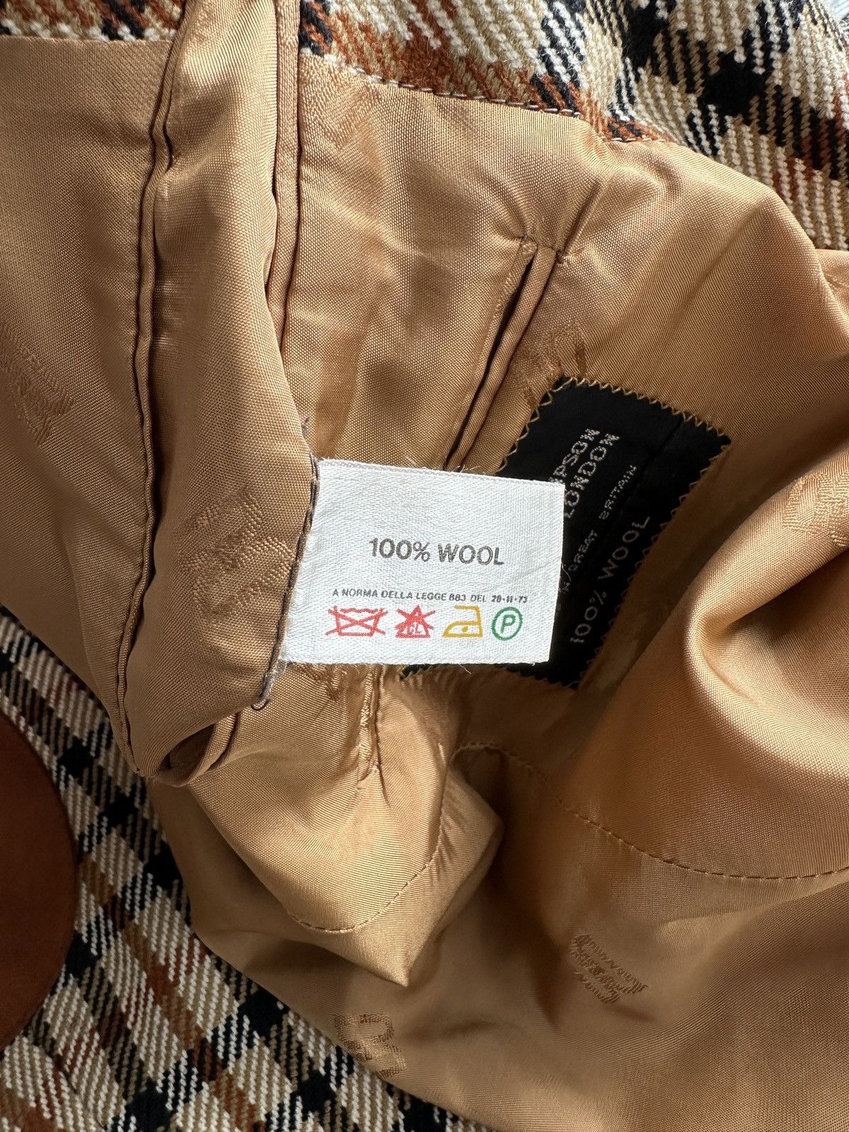 DAKS DAKS London Signature Wool Blazer Jacket Check Made in UK Size 40R - 19 Thumbnail