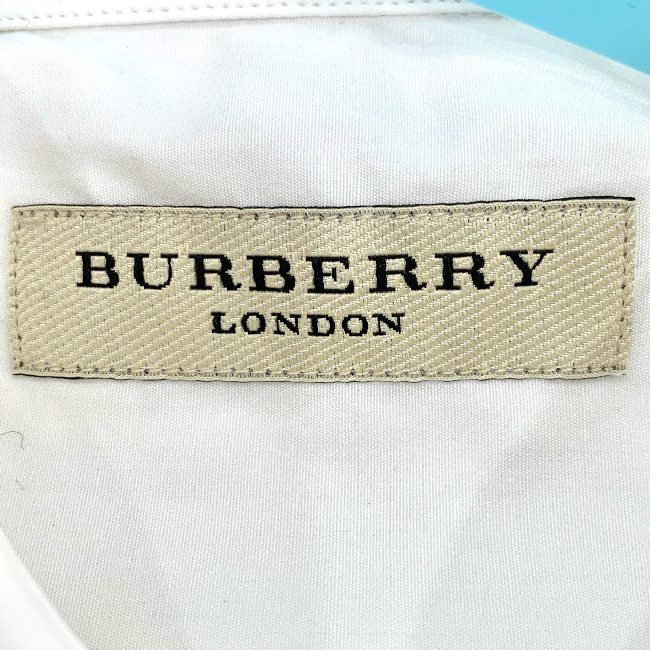 Burberry Burberry White Cotton Collared Long Sleeve Shirt K26WX Size US M / EU 48-50 / 2 - 5 Thumbnail