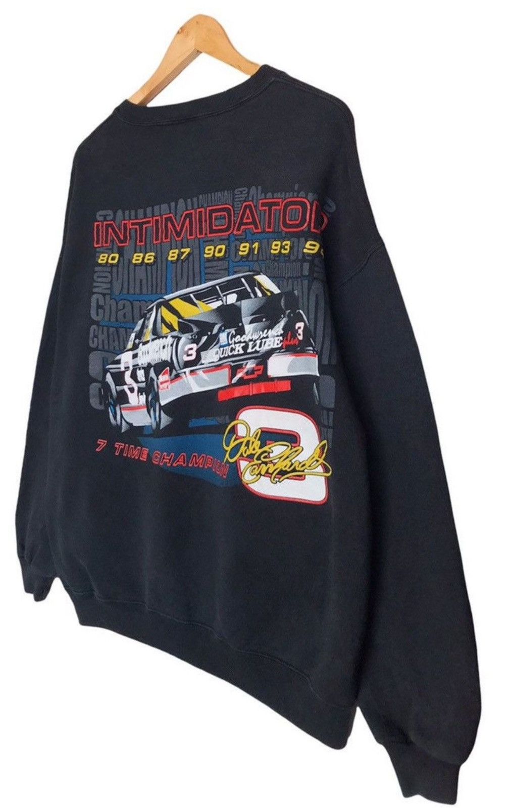 NASCAR Vintage 90s Nascar Dale Earthern Good Wrench Sweatshirt Size US L / EU 52-54 / 3 - 5 Thumbnail