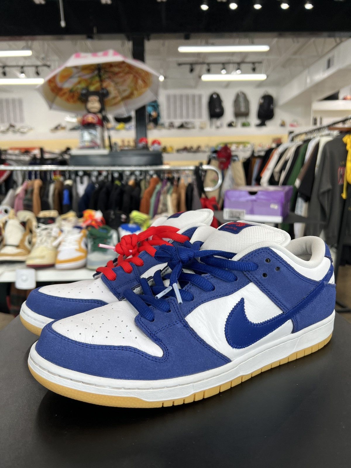Pre-owned Nike Sb Dunk Low Dodgers Sz. 12 (2022) Shoes In Blue