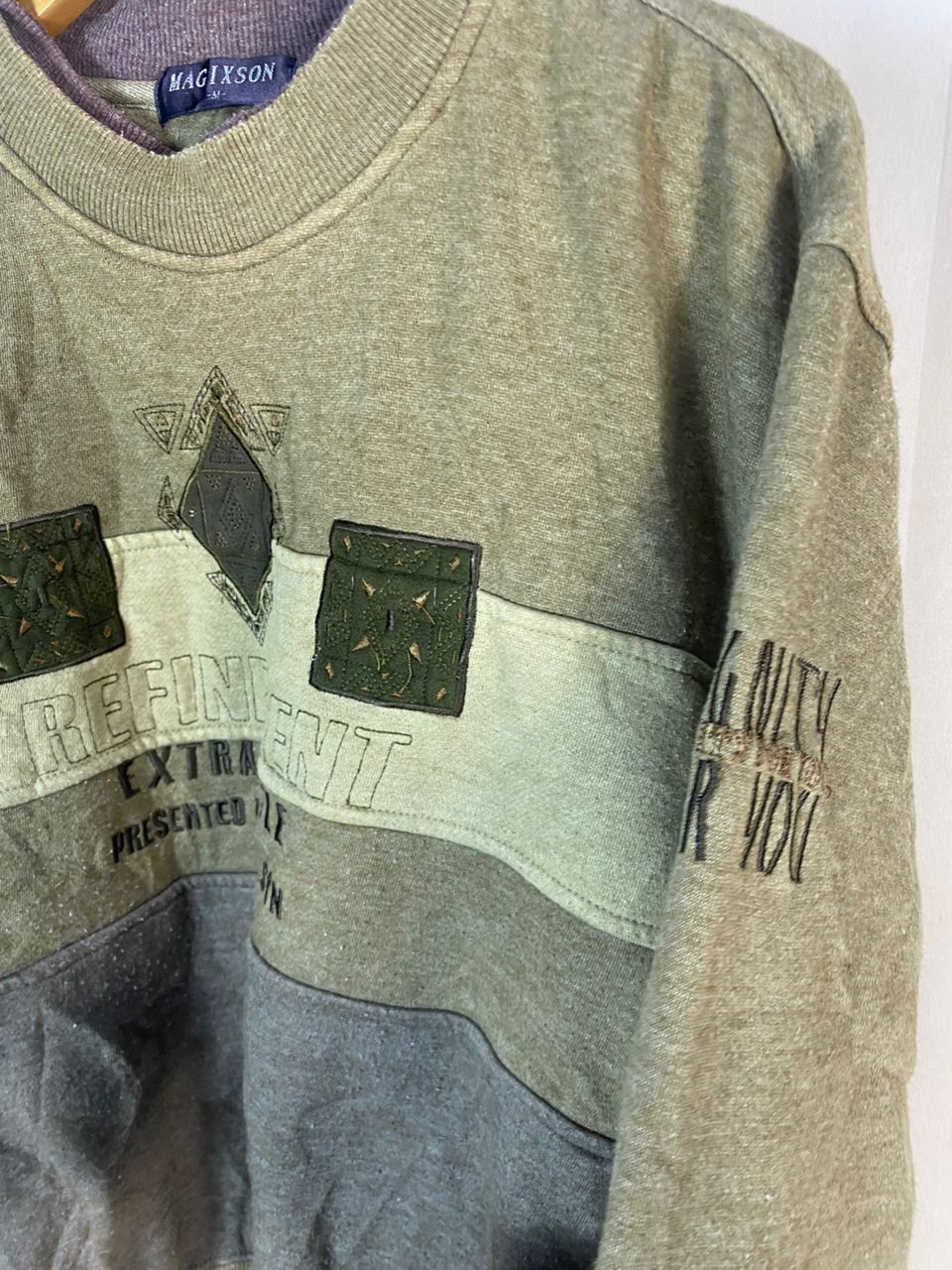 Japanese Brand Magixson spellout sweatshirt Size US M / EU 48-50 / 2 - 4 Thumbnail
