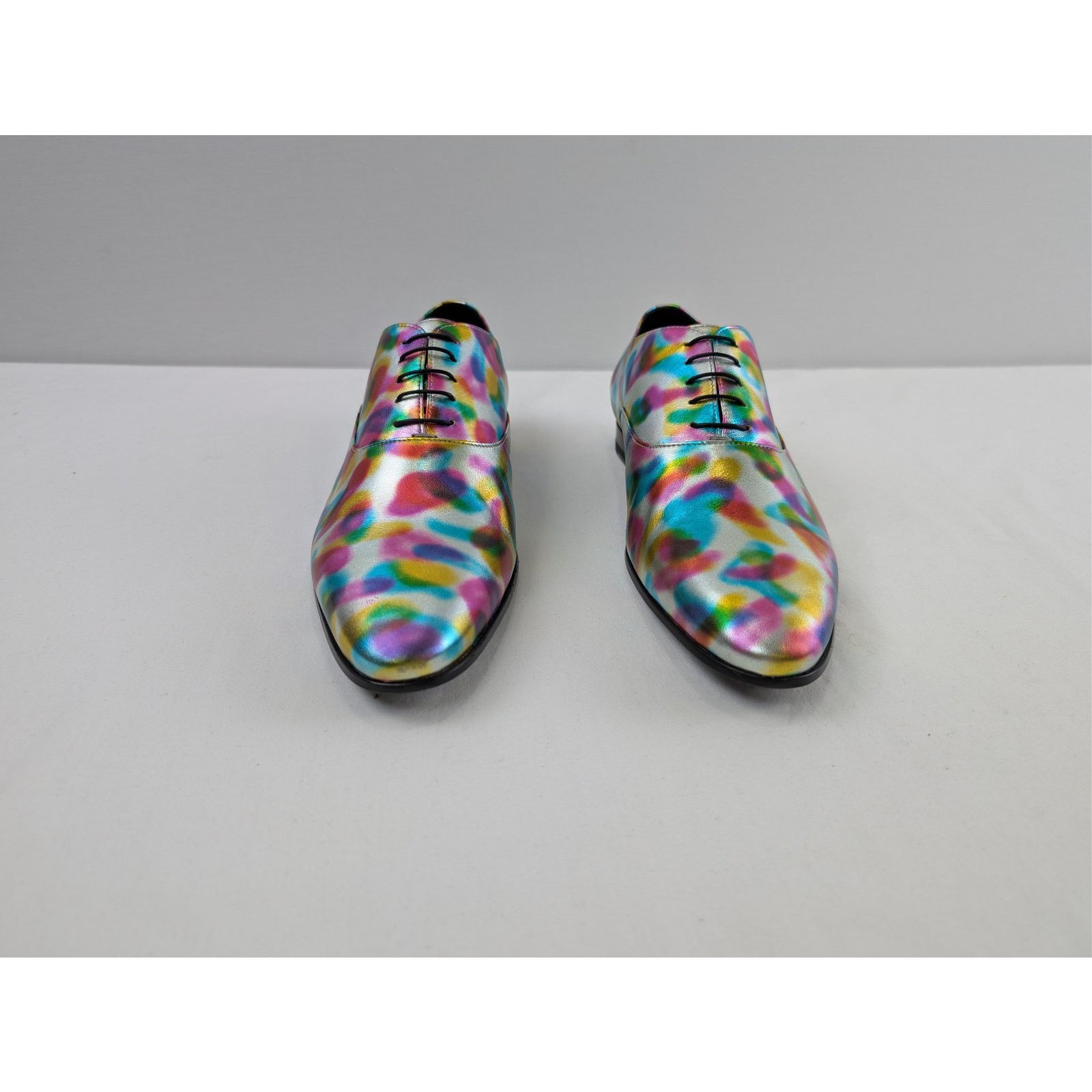 Saint Laurent Paris o1rshd1 Q:2 / Paint Oxford Derby Shoe boots in Multicolor Size US 10 / EU 43 - 7 Thumbnail