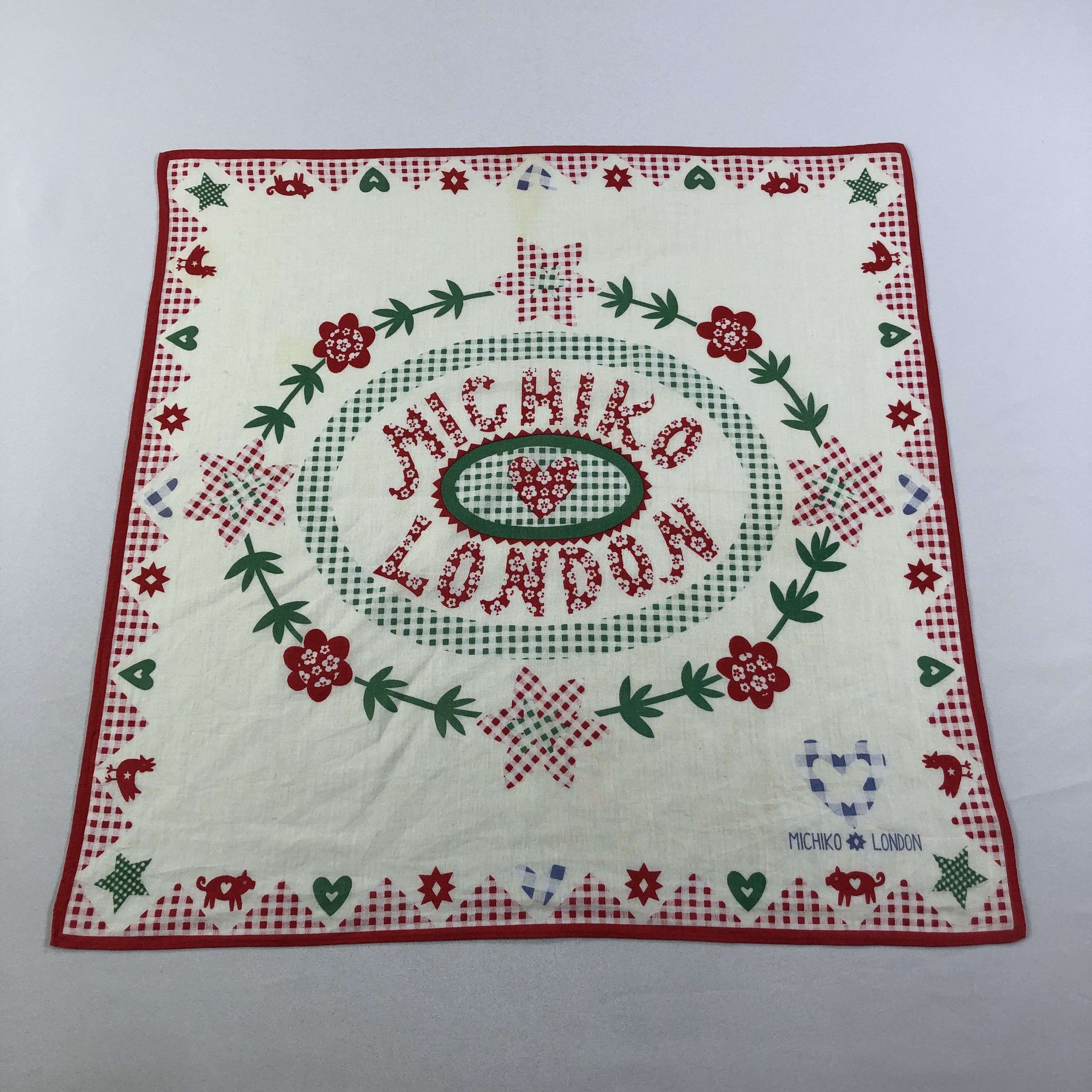 Michiko Koshino London Michiko London Handkerchief Neckerchief Bandana H2045 Size ONE SIZE - 1 Thumbnail