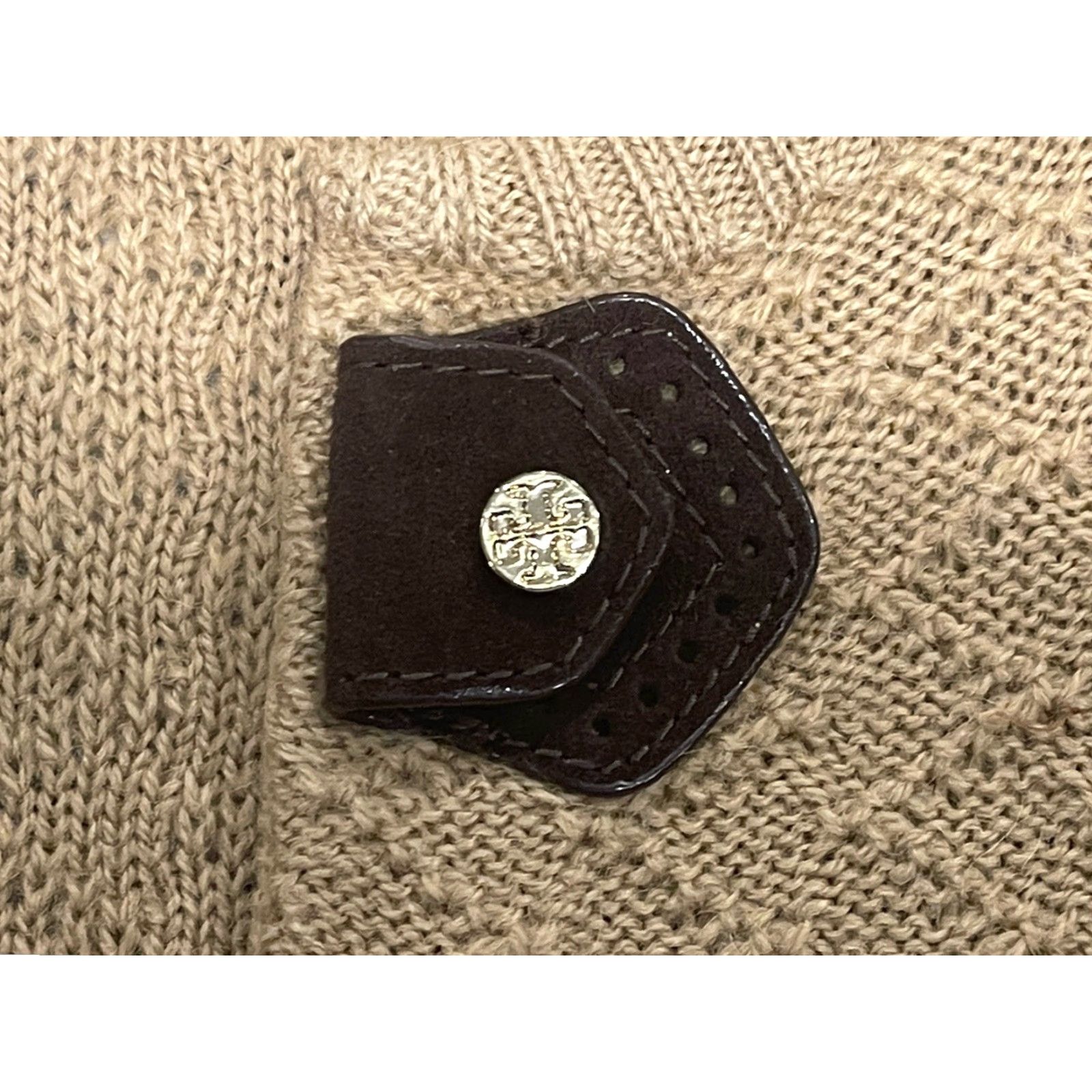 Tory Burch VINTAGE Tory Burch Wool Alpaca Blend Keyhole Sweater Womens Size S Brown Pullover Solid 90s Size S / US 4 / IT 40 - 7 Thumbnail
