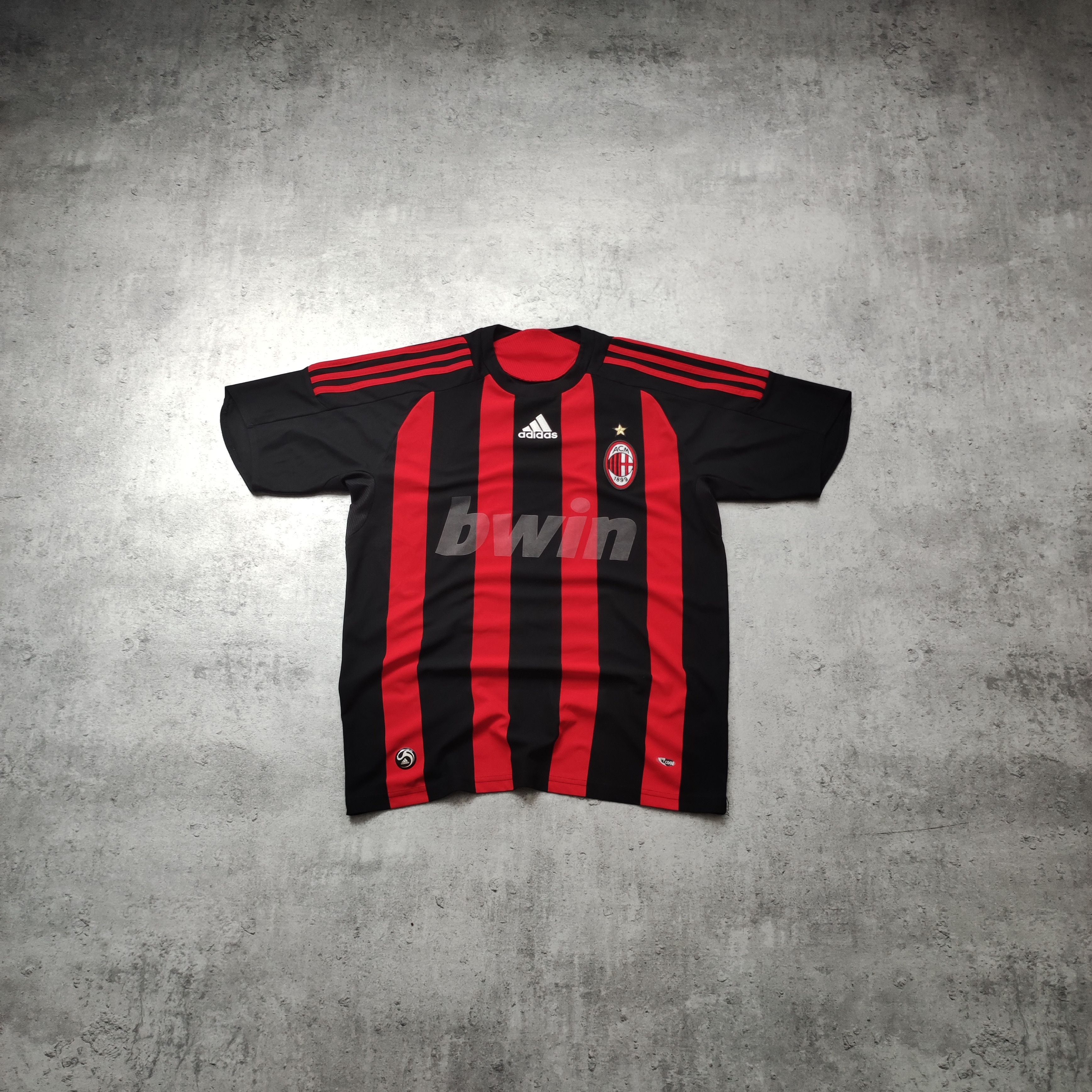 Other Vintage AC Milano x Adidas 2008 Match Football Jersey Size US S / EU 44-46 / 1 - 1 Thumbnail