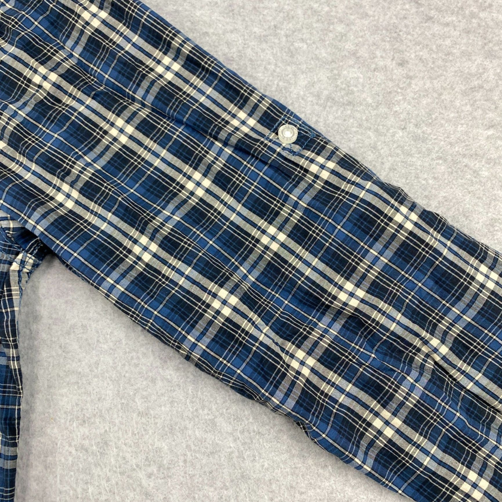 Wrangler VINTAGE Wrangler 1947 NC Button Up Shirt Mens Large Plaid Long Sleeve Western Cowboy User Size US L / EU 52-54 / 3 - 6 Thumbnail