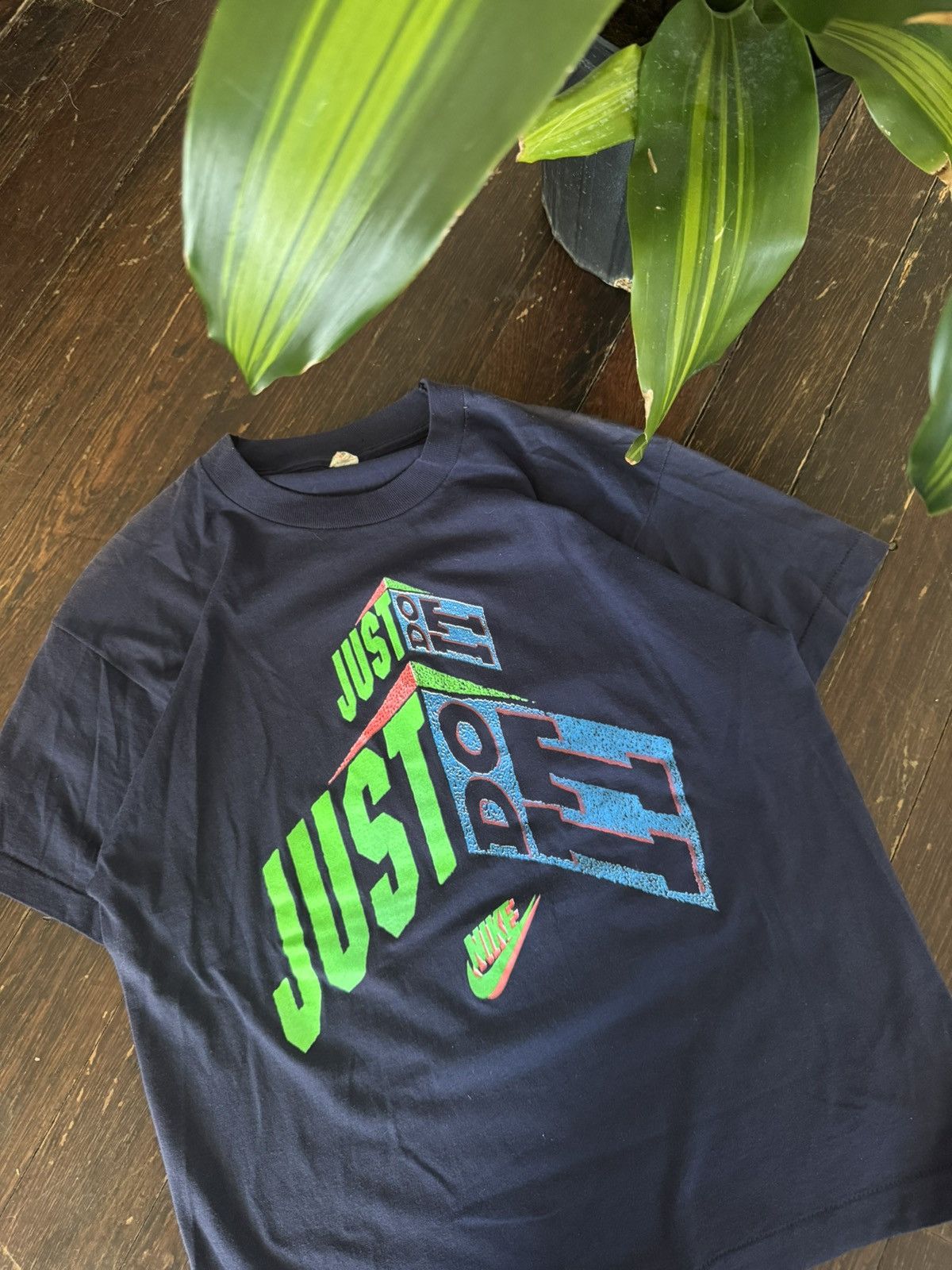 Nike 80s Nike Just Do It Bootleg Vintage Tee Size US L / EU 52-54 / 3 - 4 Thumbnail