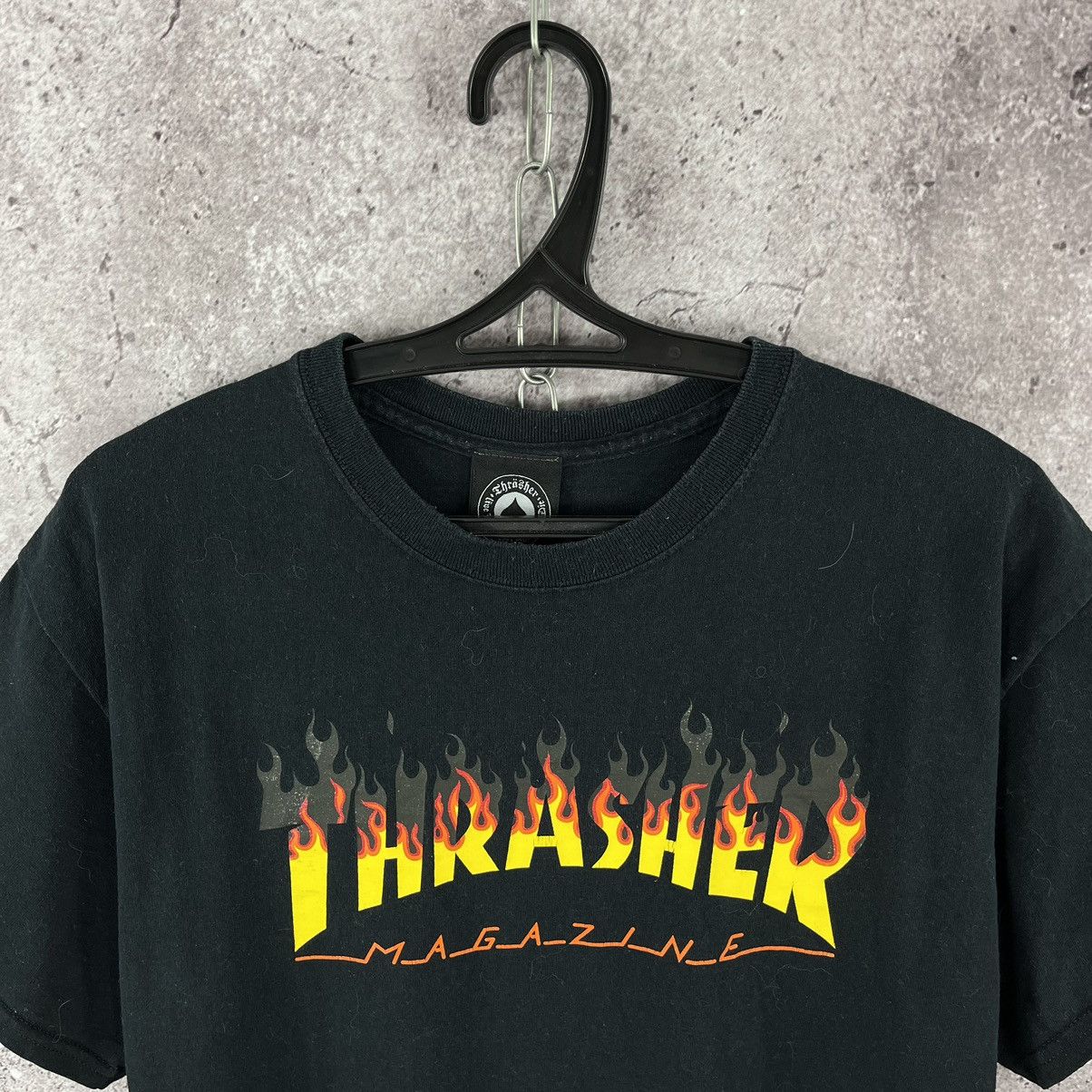 Other Thrasher T-Shirt Black Big Logo “Fire” Y2K Size L Size US L / EU 52-54 / 3 - 2 Thumbnail
