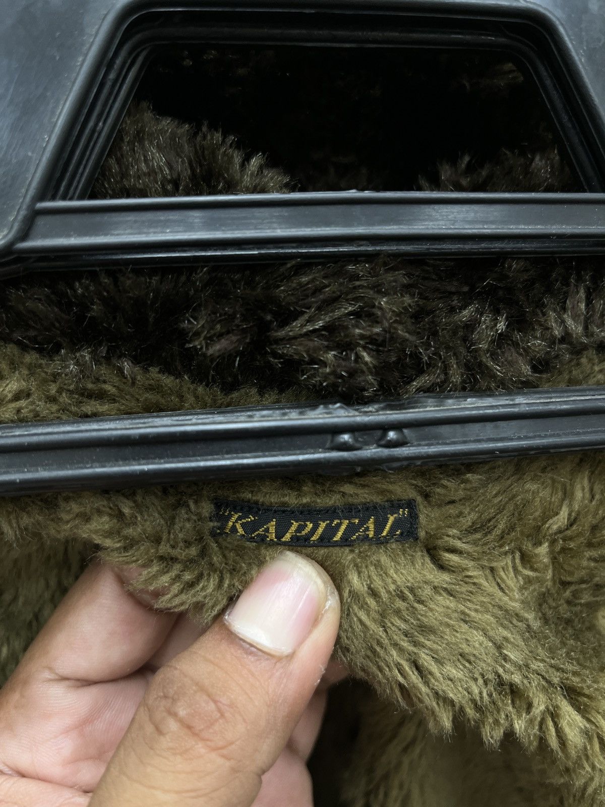 Kapital Kountry 🔥🔥🔥ARCHIVE VINTAGE KAPITAL MILITARY CROPPED FUR LINED PARKA Size US XS / EU 42 / 0 - 8 Thumbnail