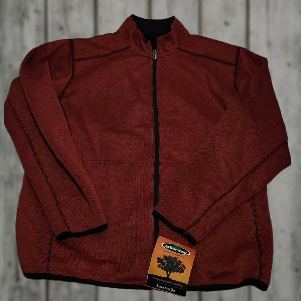 Vintage ARBORWEAR Original Tree Climbers Gear HIRAM Full Zip Jacket XL Red Men Canvas Full Zip Canvas Red XL Men Size US XL / EU 56 / 4 - 1 Thumbnail
