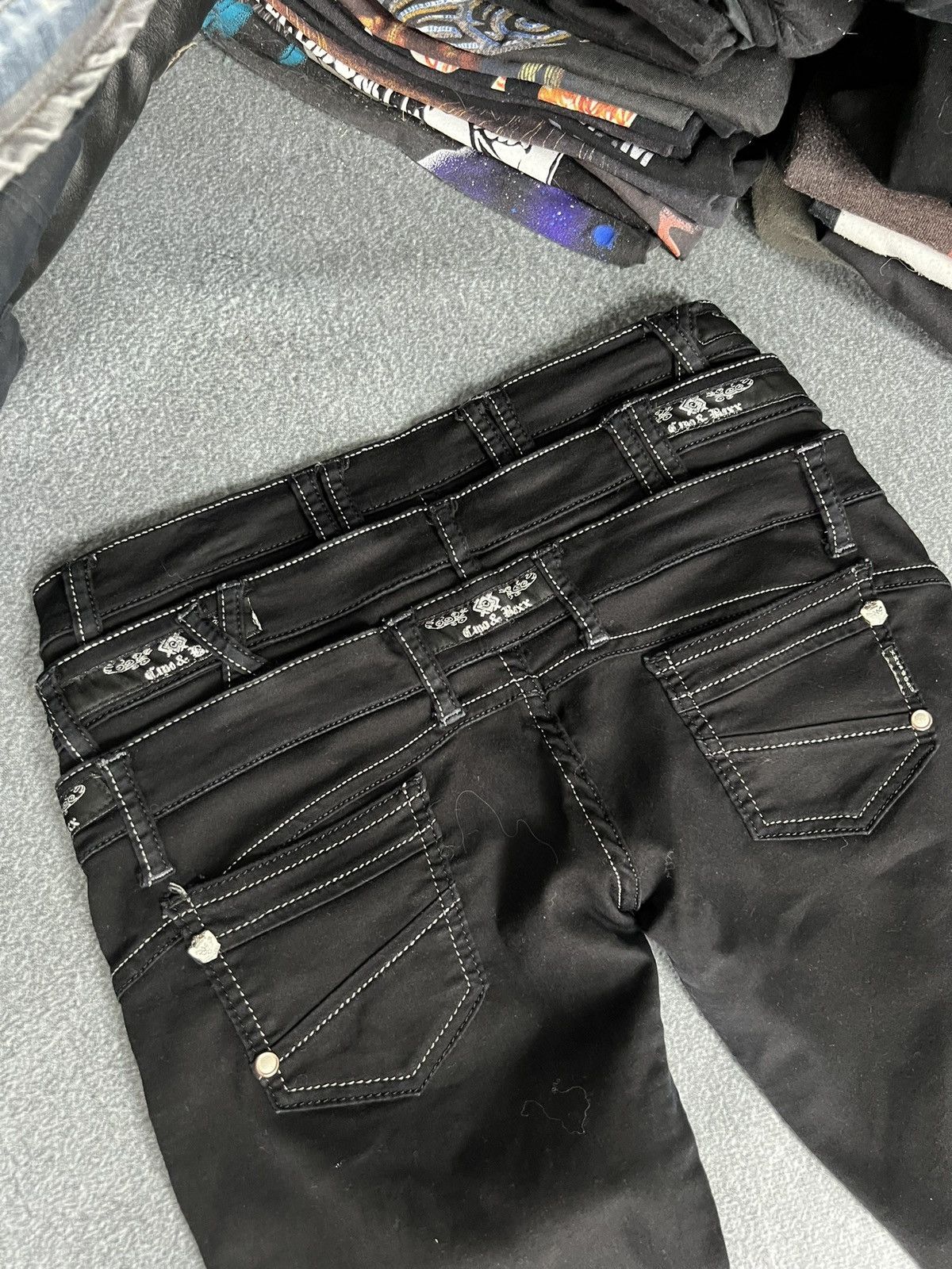 Vintage Chipo & Baxx Y2K Triple Waisted Skinny Pants Avant Garde Y2k Size 30" / US 8 / IT 44 - 11 Thumbnail