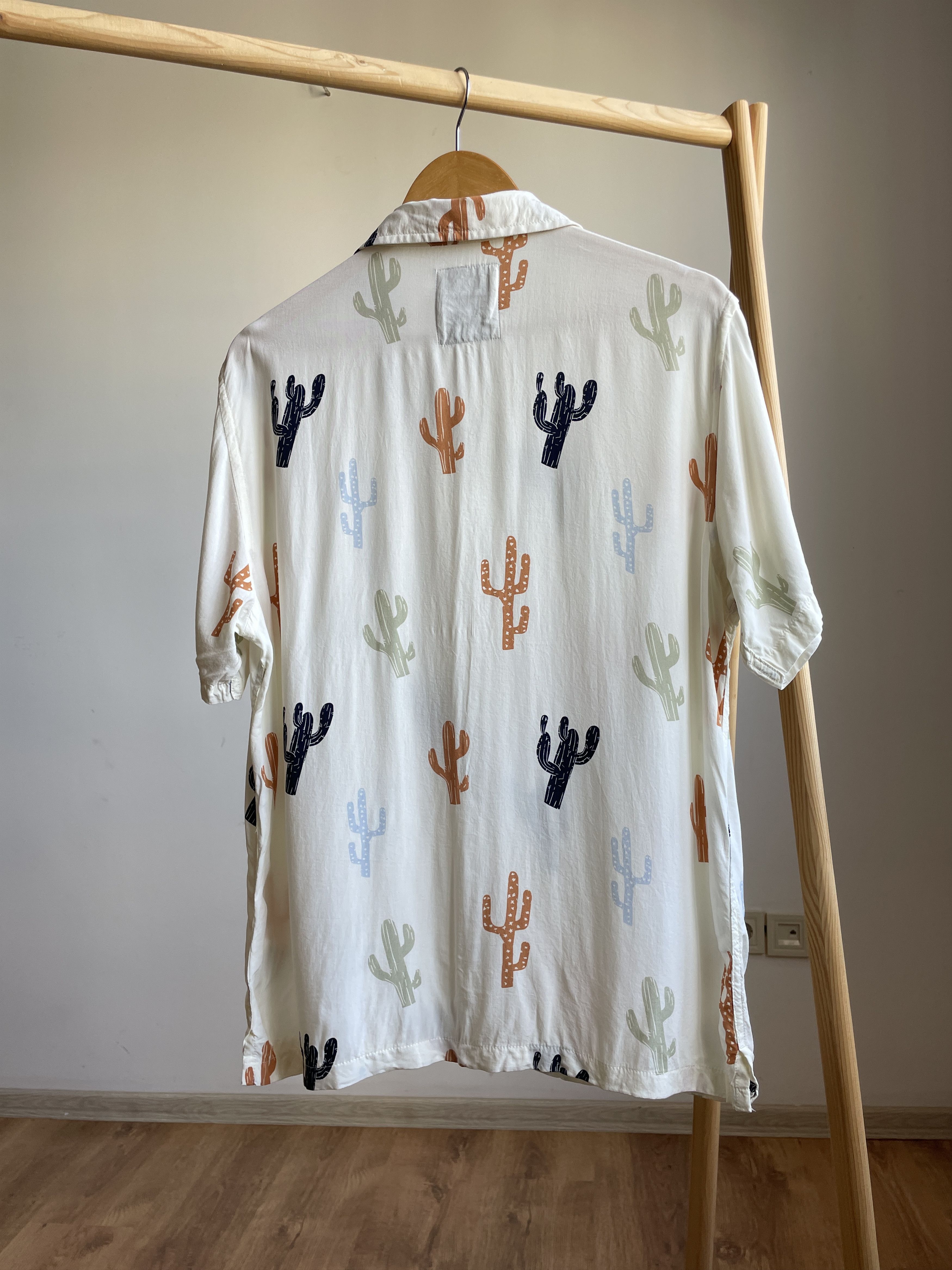 Percival Percival Cactus Print Camp Collar Shirt Size M Size US M / EU 48-50 / 2 - 2 Thumbnail