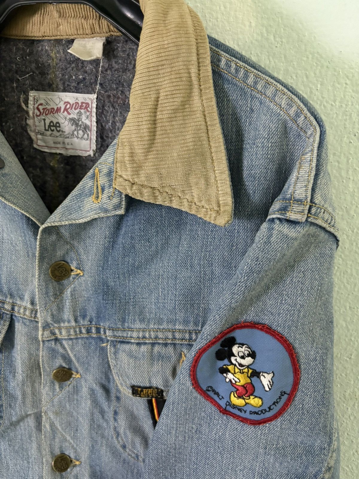 Lee × Vintage LEE STORM RIDER BLANKET LINED DENIM JACKET 1970S MADE IN USA Size US S / EU 44-46 / 1 - 8 Thumbnail