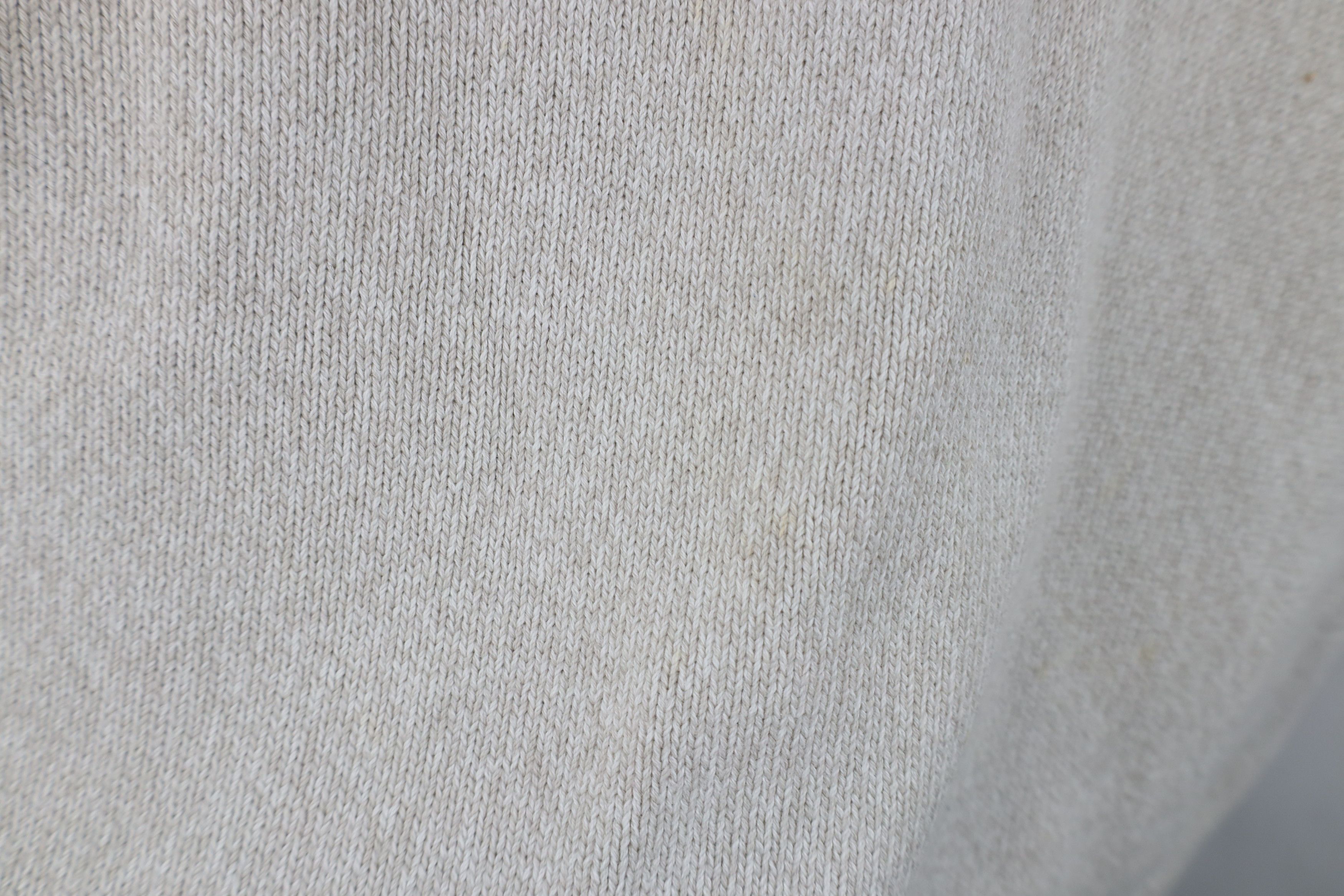 Tommy Hilfiger Vintage 90s Tommy Hilfiger Cotton Knit Sweater Vest Beige Size US XL / EU 56 / 4 - 8 Thumbnail