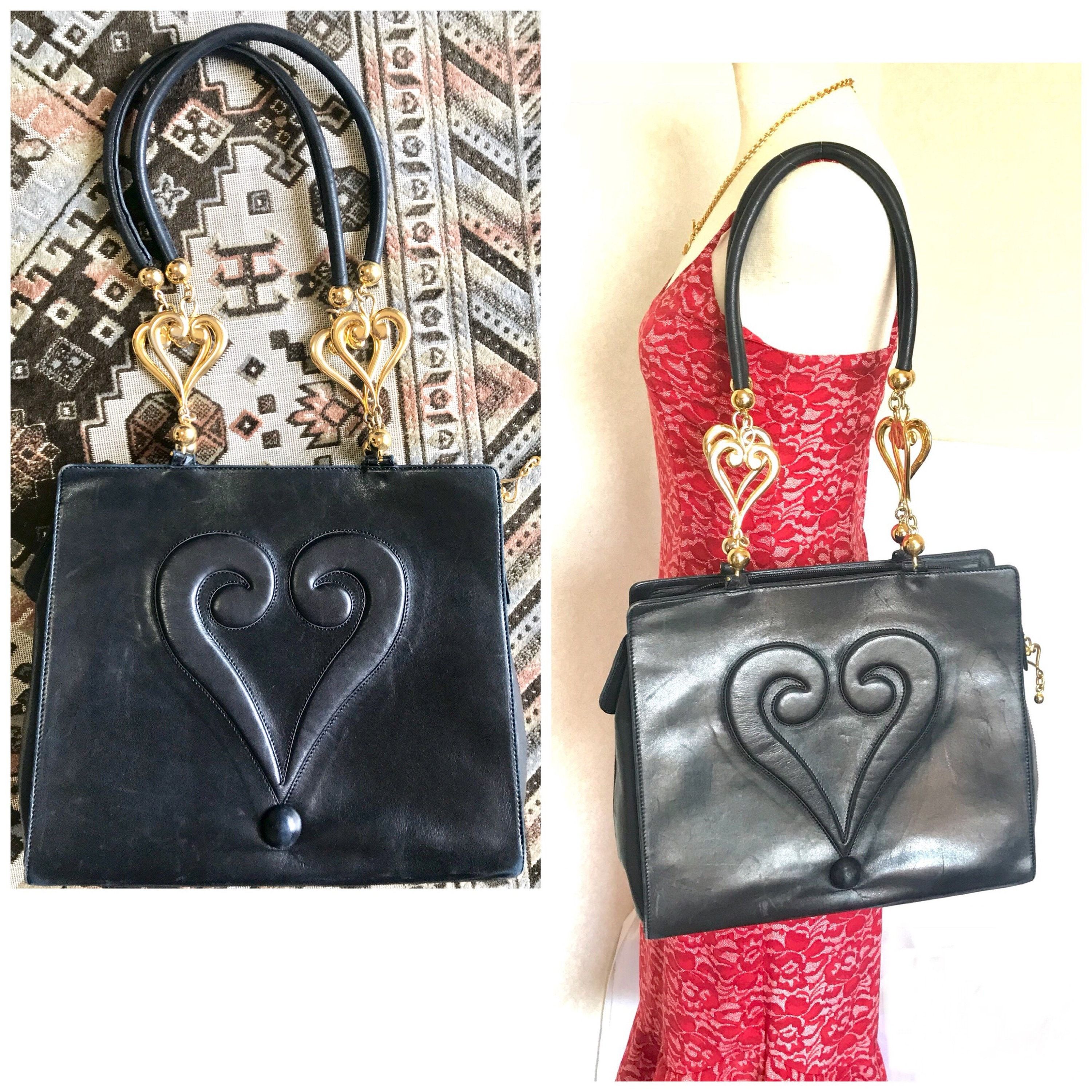 Moschino Vintage Moschino black leather tote shoulder bag Size ONE SIZE - 10 Thumbnail