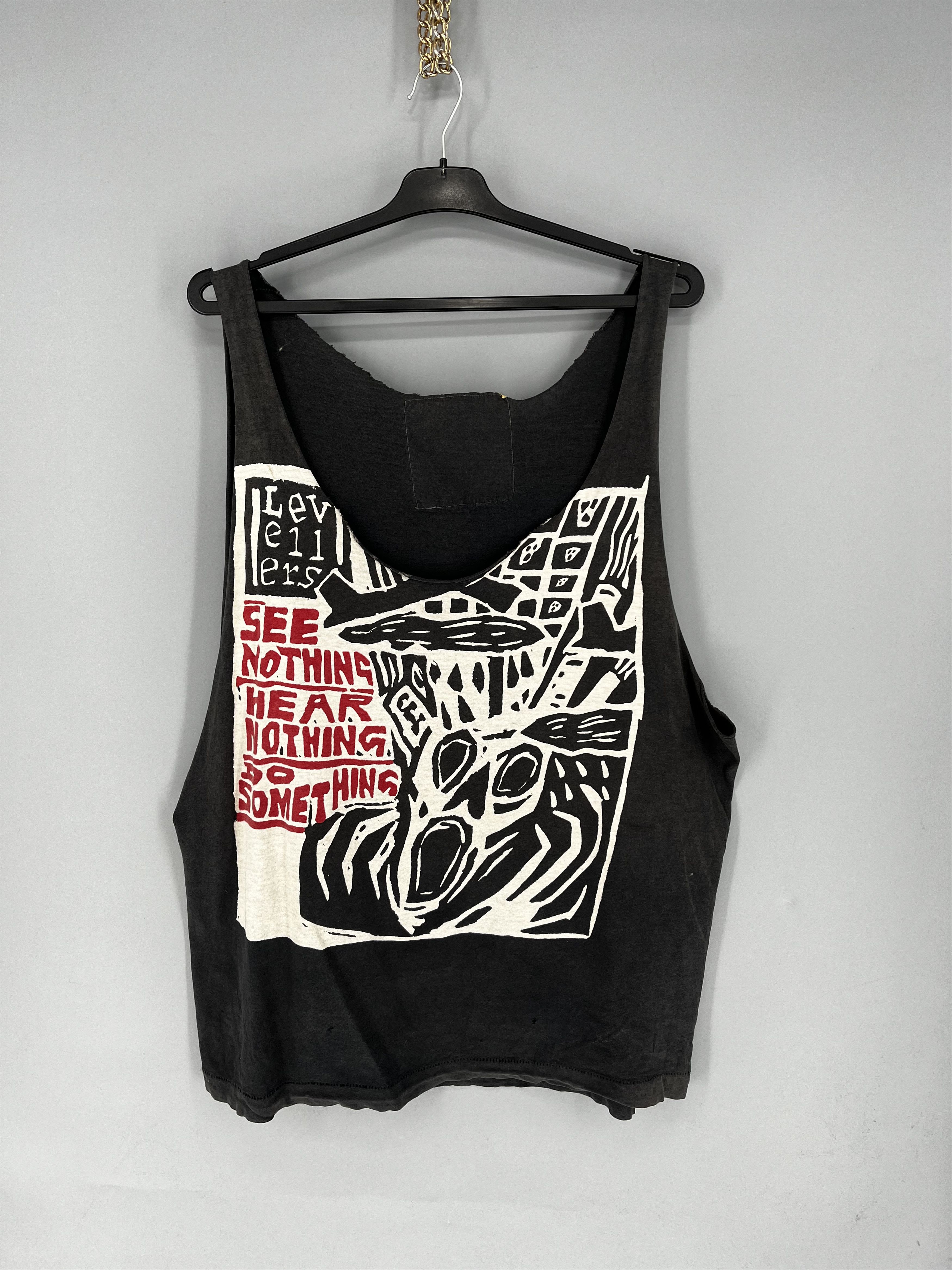 Band Tees Vtg band Levellers See Nothing Hear Nothing Do Something Size US L / EU 52-54 / 3 - 1 Thumbnail