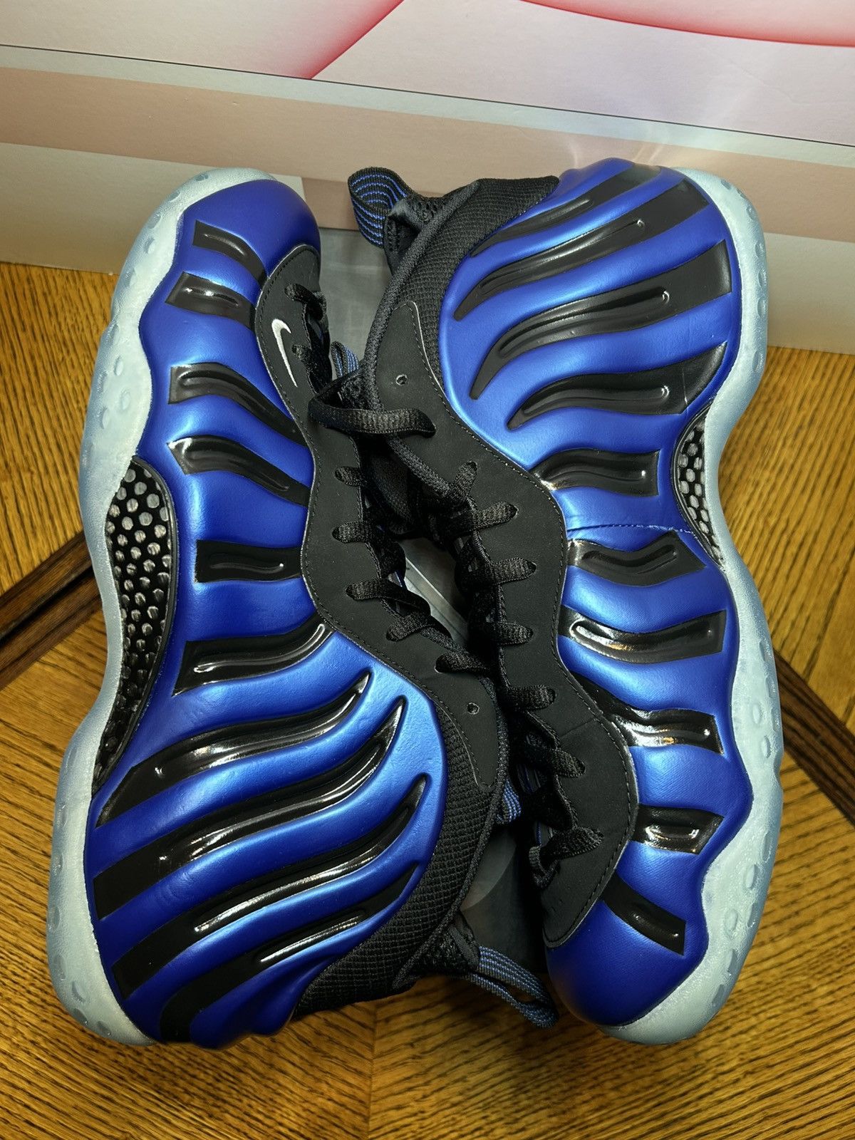 Nike Size 14 - Nike Foamposite One Sharpie Royal Blue 2015 NEW Size US 14 / EU 47 - 3 Thumbnail