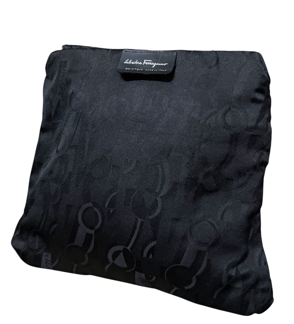 Salvatore Ferragamo Salvatore Ferragamo Clutch Bag Gancini-monogram Black Size ONE SIZE - 3 Thumbnail