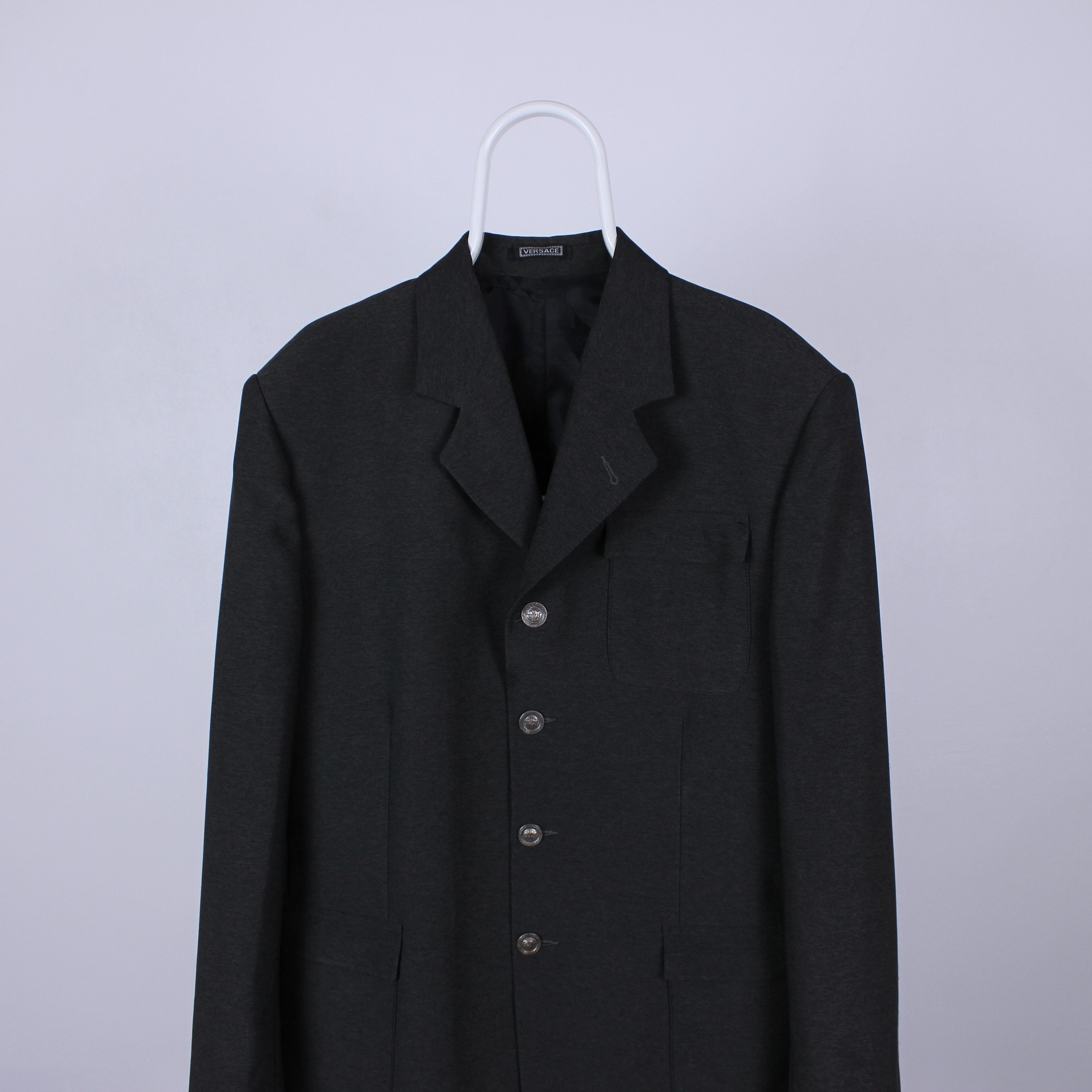 Versace Gianni Versace blazer medusa wool gray 50 52 Size 42R - 2 Thumbnail