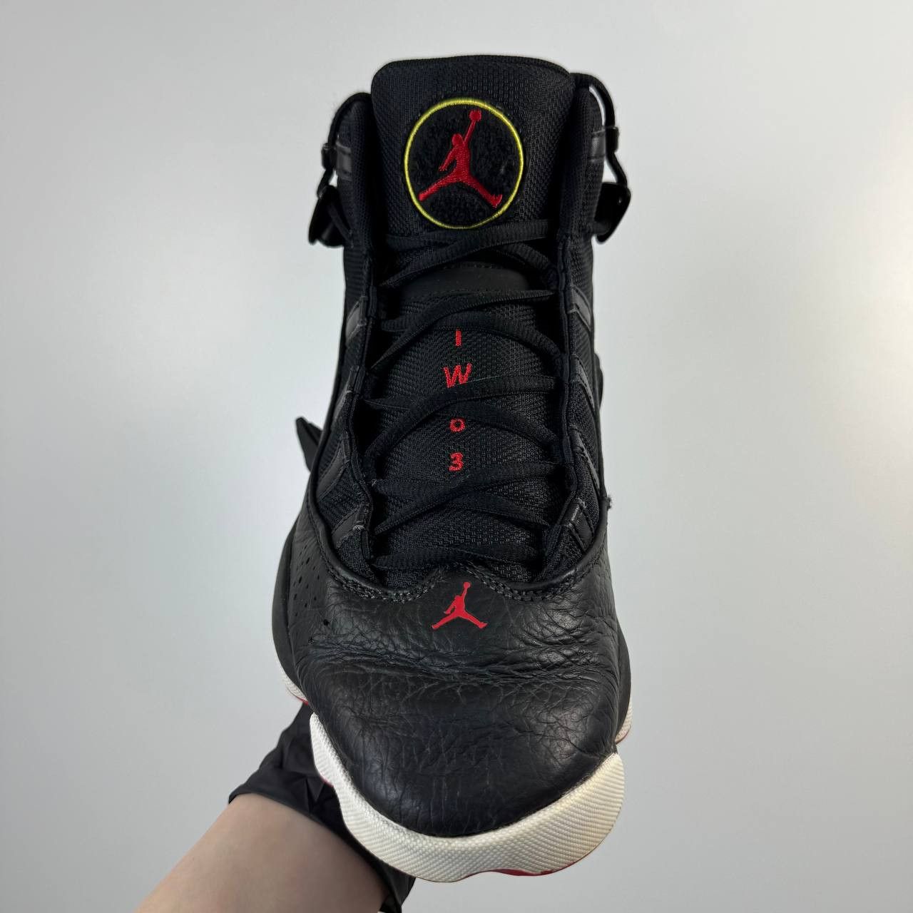 Nike Nike Air Jordan 6 Rings 322992-063 Black Red Size US 11 Size US 11 / EU 44 - 3 Thumbnail