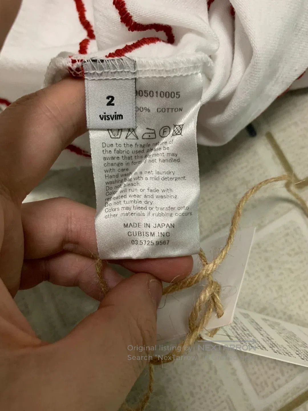 Visvim visvim 15 ICT Lightning Embroidery Tee. Size US M / EU 48-50 / 2 - 6 Thumbnail