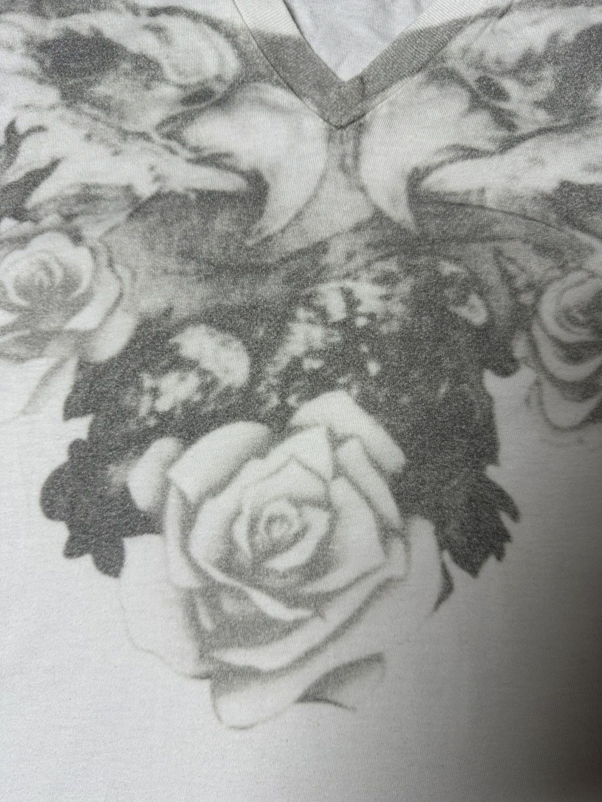 Maison Margiela Maison Margiela 2010 “Eagle & Rose” Trompe L’Oeil Tee Size US M / EU 48-50 / 2 - 4 Thumbnail
