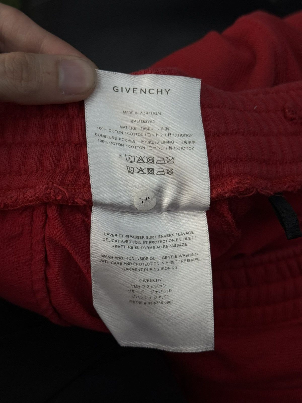 Givenchy Givenchy Red Logo Summer Shorts Size Large 🧼 Size US 31 - 11 Thumbnail
