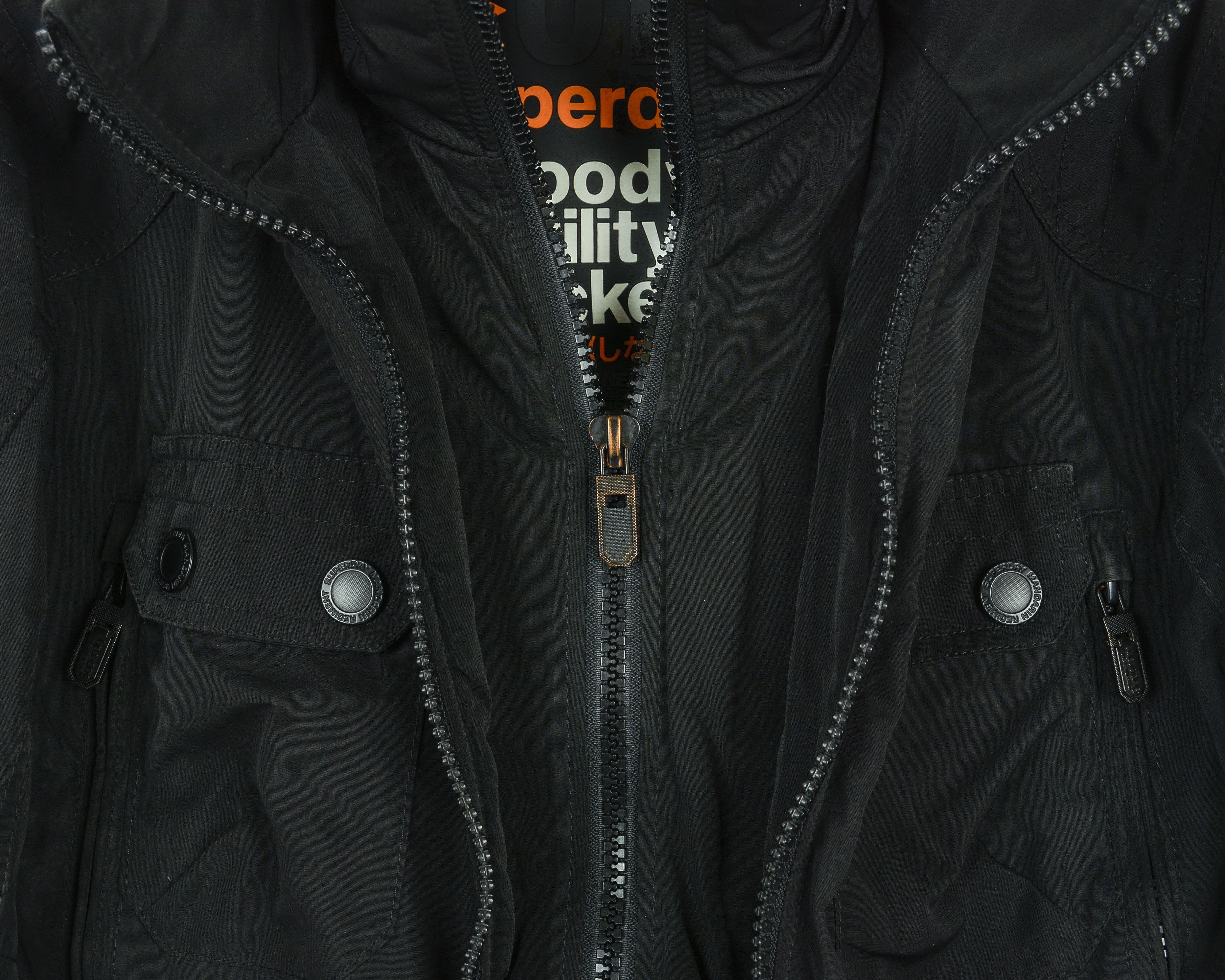Superdry Moody Utility Jacket Coat Windbreaker Double Zip Windcheater Size US S / EU 44-46 / 1 - 9 Thumbnail