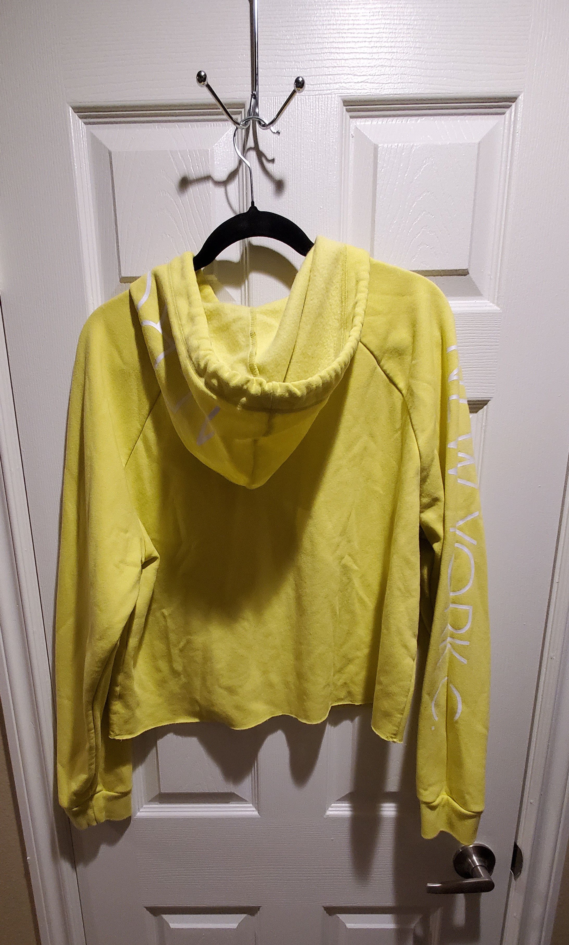 Aeropostale Yellow cropped hoodie (size xl) Size XL / US 12-14 / IT 48-50 - 5 Thumbnail