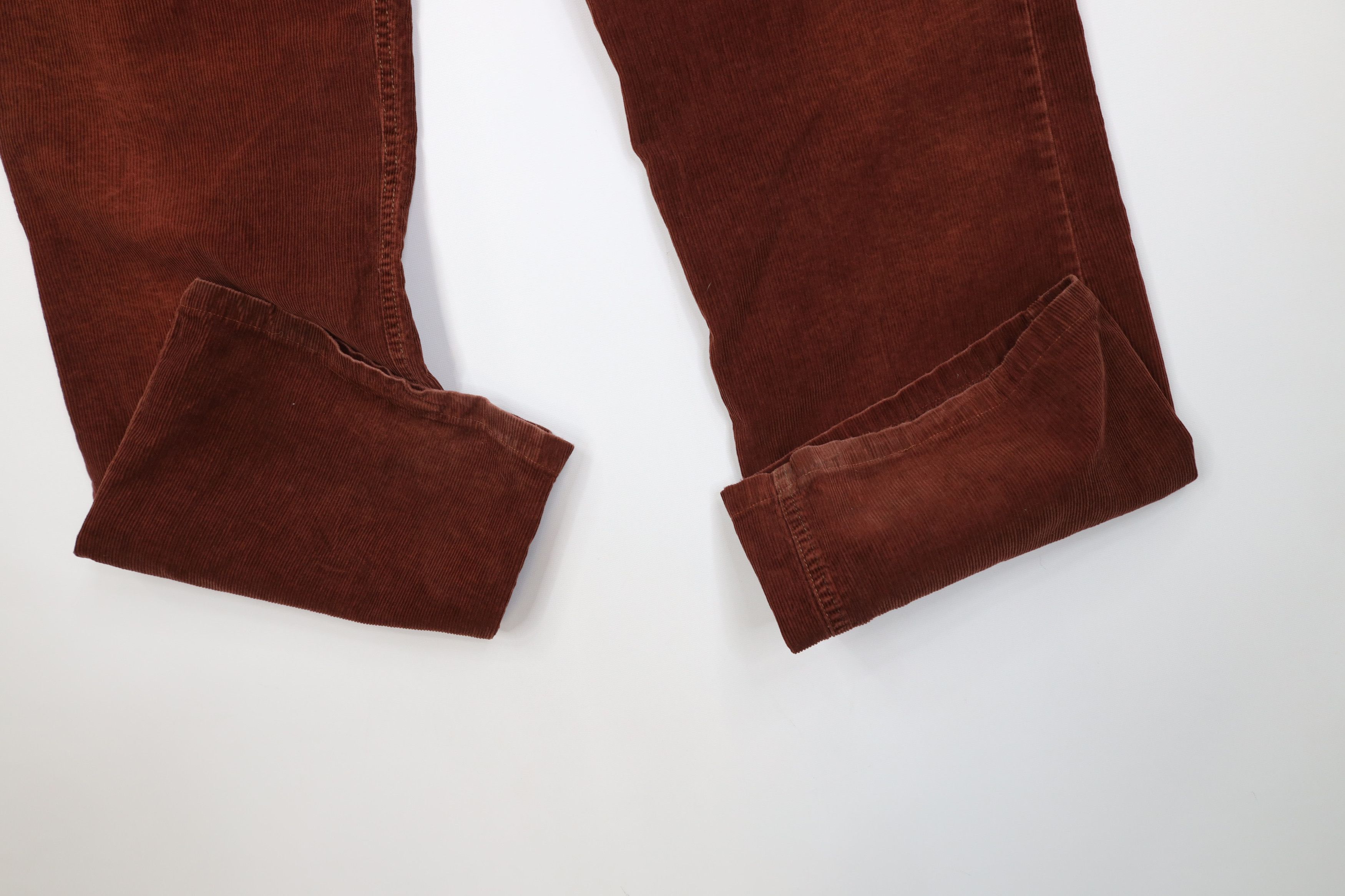 American Eagle Outfitters Vintage 90s Y2K American Eagle Corduroy Chino Pants Red Size US 34 / EU 50 - 5 Thumbnail