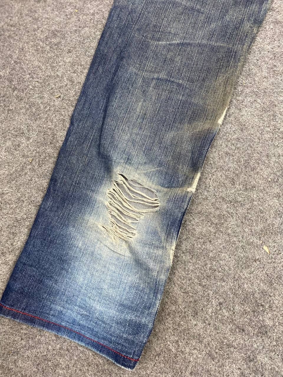 Japanese Brand leflah japanese brand carpenter baggy distressed denim Size US 34 / EU 50 - 7 Thumbnail