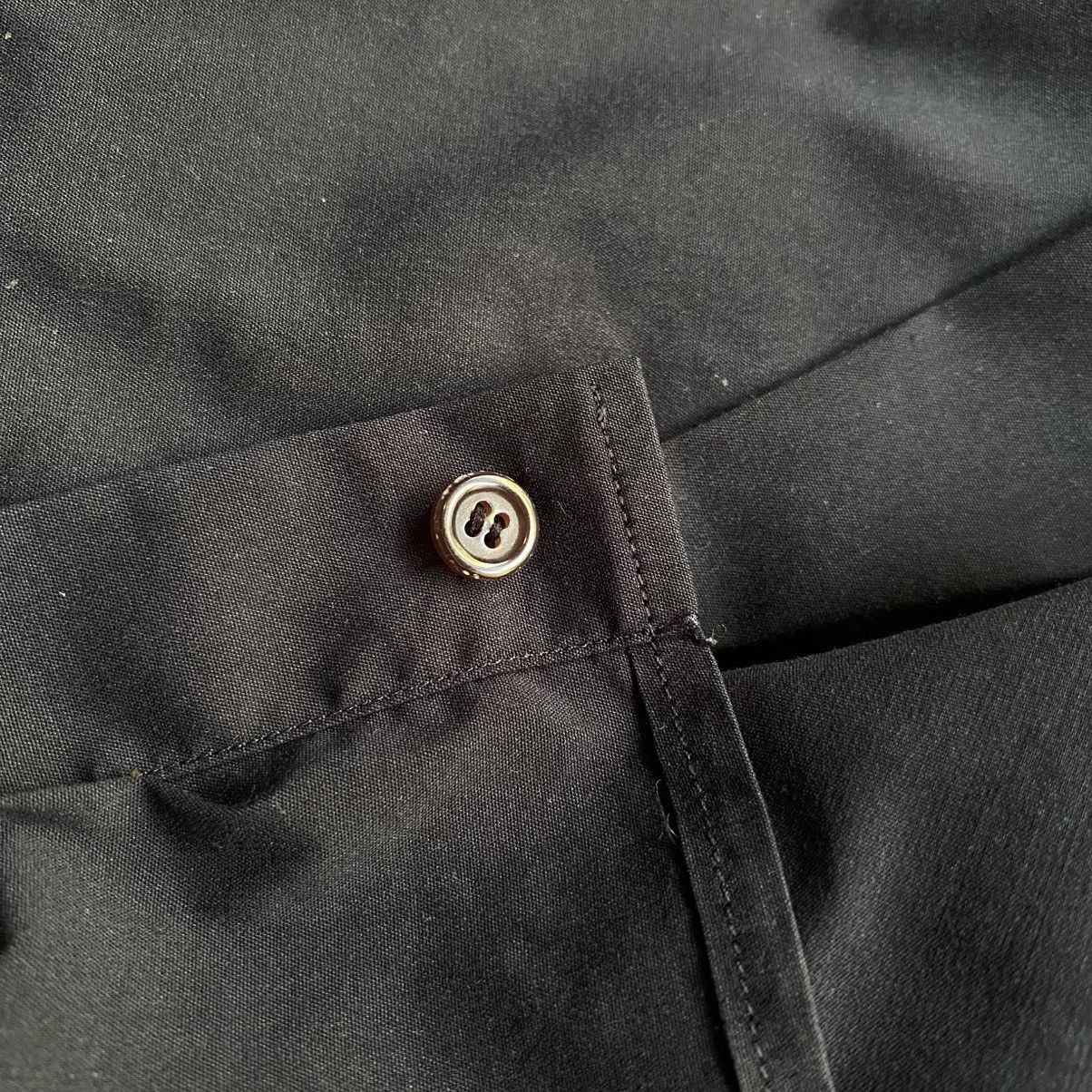 Jil Sander Jil Sander Black Fitted Long-Sleeve Stretch Shirt Size XS / US 0-2 / IT 36-38 - 18 Thumbnail