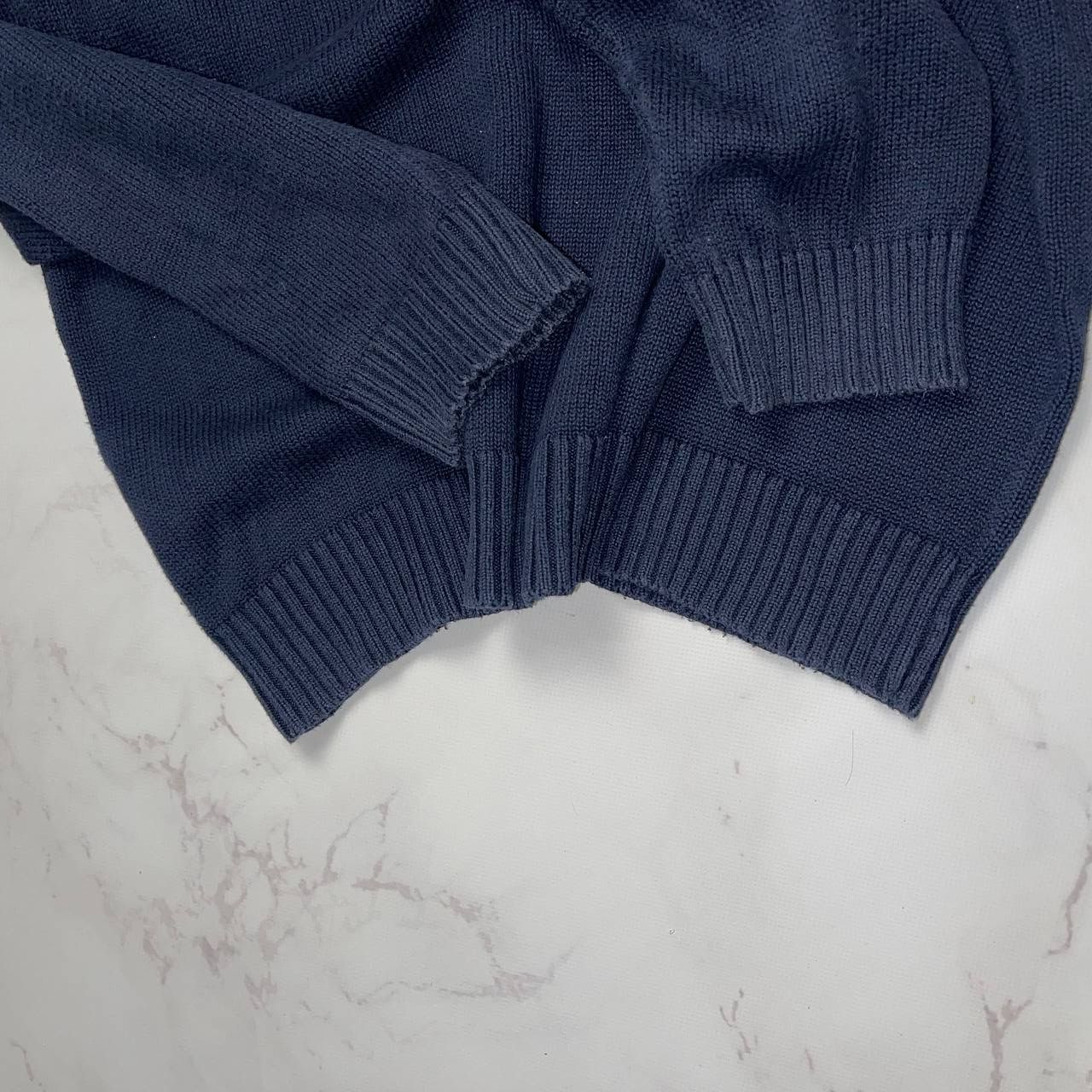 Polo Ralph Lauren Polo Ralph Lauren Vintage Sweater Blue Zip knitwear Size US XL / EU 56 / 4 - 7 Thumbnail