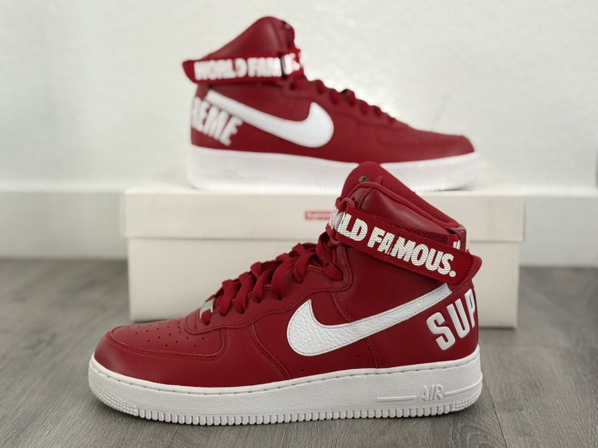 Nike × Supreme Air Forcr 1 High Supreme SP Size US 10 / EU 43 - 1 Thumbnail