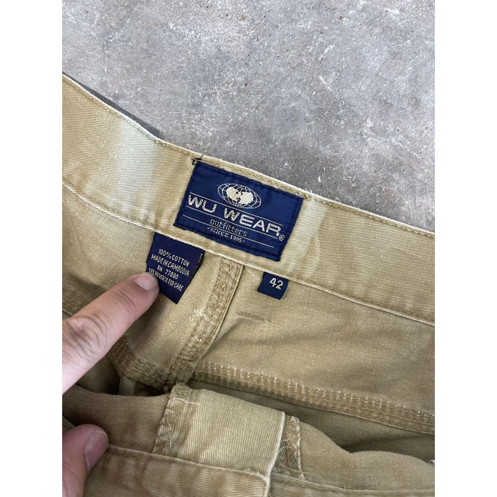 Other VTG 90S Y2K RARE WU WEAR KHAKIS SHORTS SZ 42 WU TANG CLAN MI Size US 42 / EU 58 - 9 Thumbnail