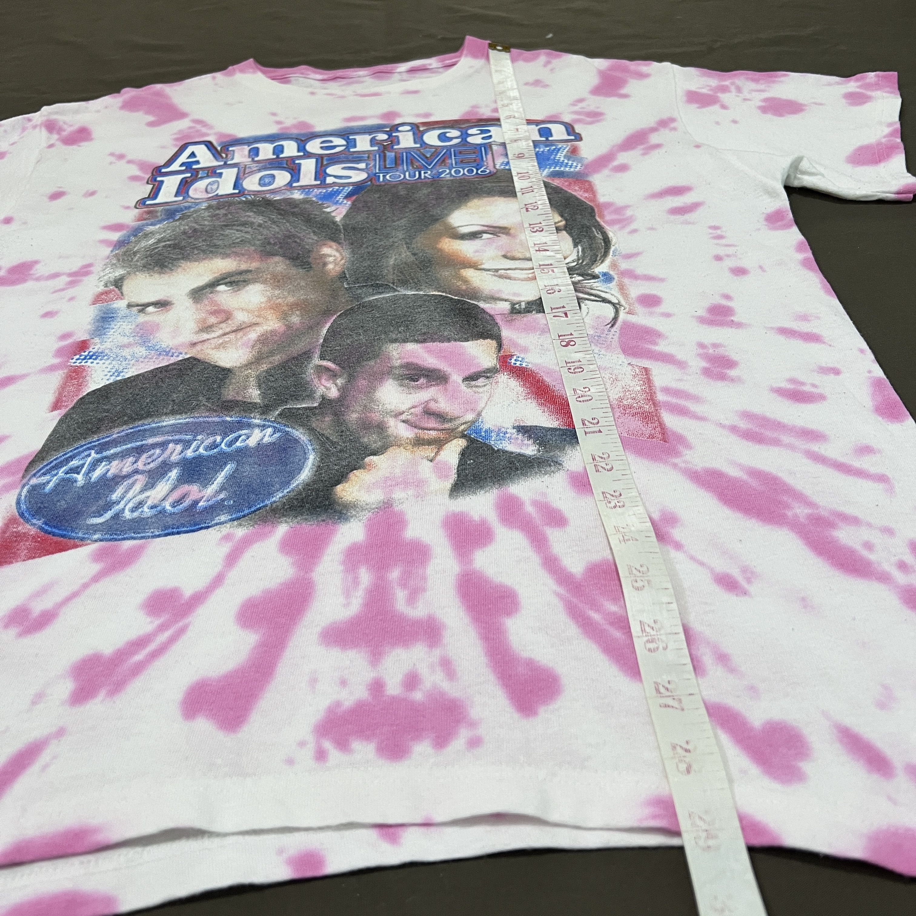Vintage Vintage Y2K 2006 American Idols Tour 2006 Promo Tee Size US L / EU 52-54 / 3 - 9 Thumbnail