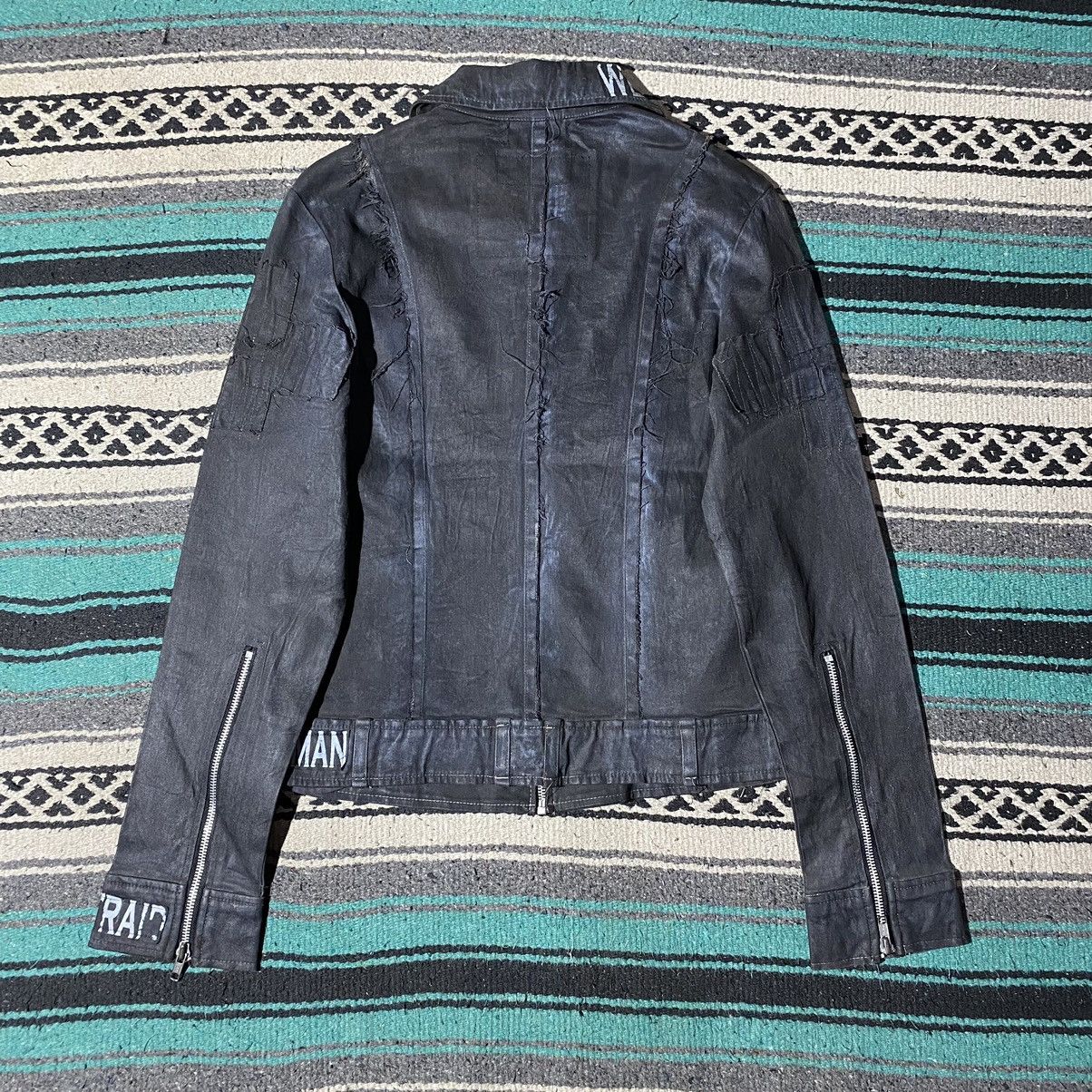 If Six Was Nine Rockers H Baby Black Horn Biker Leather Jacket Size US M / EU 48-50 / 2 - 6 Thumbnail