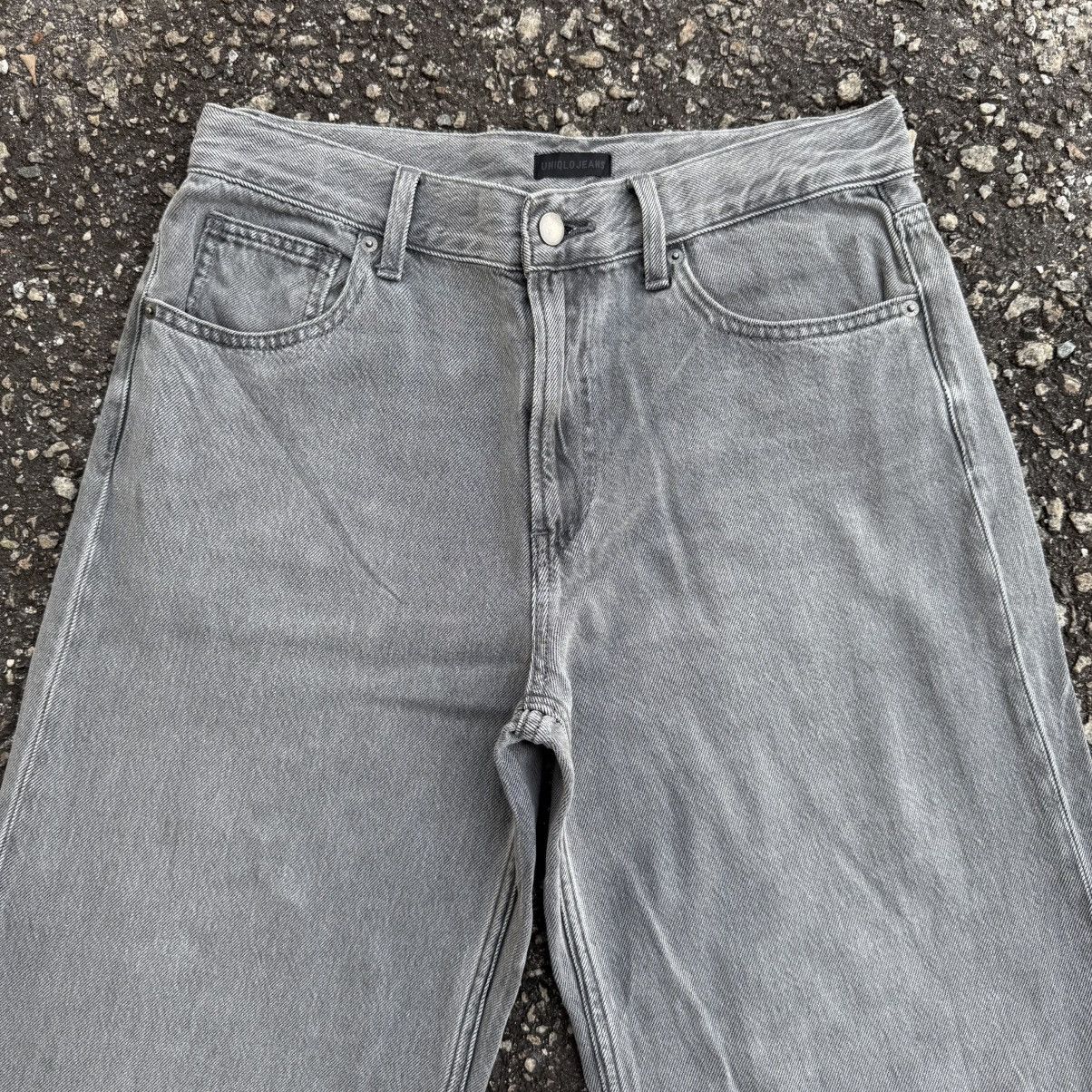 Japanese Brand Vintage Japanese Brand Flare Faded Black Denim Jean Pants Size US 31 - 2 Thumbnail