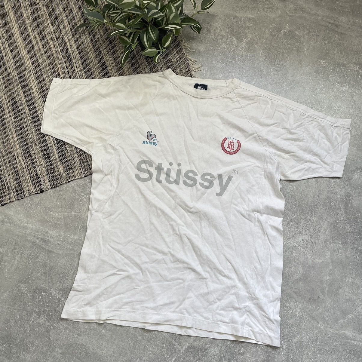 トップス 80s old stussy MIKE MILLER white sweat M 80s old stussy MIKE MILLER white sweat L - メルカリ