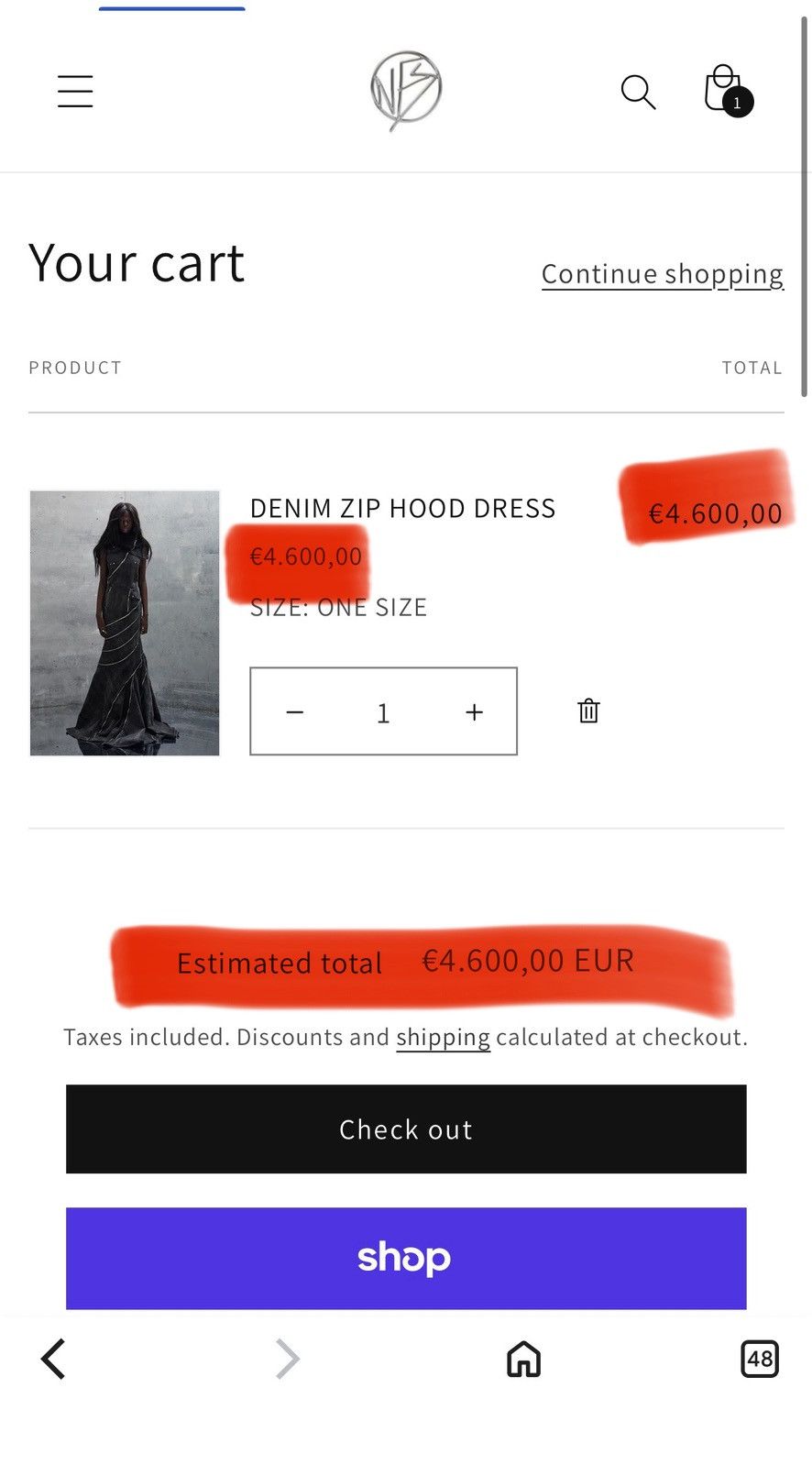 No Faith Studios NO/FAITH STUDIOS denim Gown S Black Zipped faded hooded 4.6k Size S / US 4 / IT 40 - 2 Thumbnail