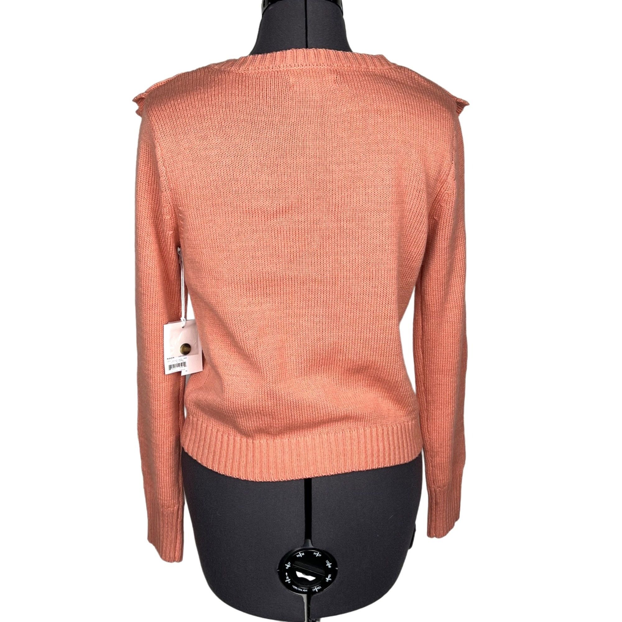 Other LC Lauren Conrad Women's Ruffle Pointelle Cardigan Sweater P Size S / US 4 / IT 40 - 5 Thumbnail