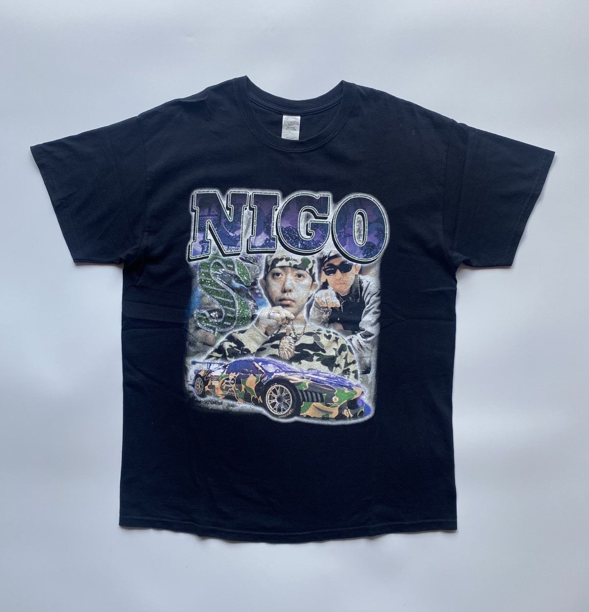 Nigo I Know Nigo x Victor Victor Rap Life Long Sleeve + stickers 