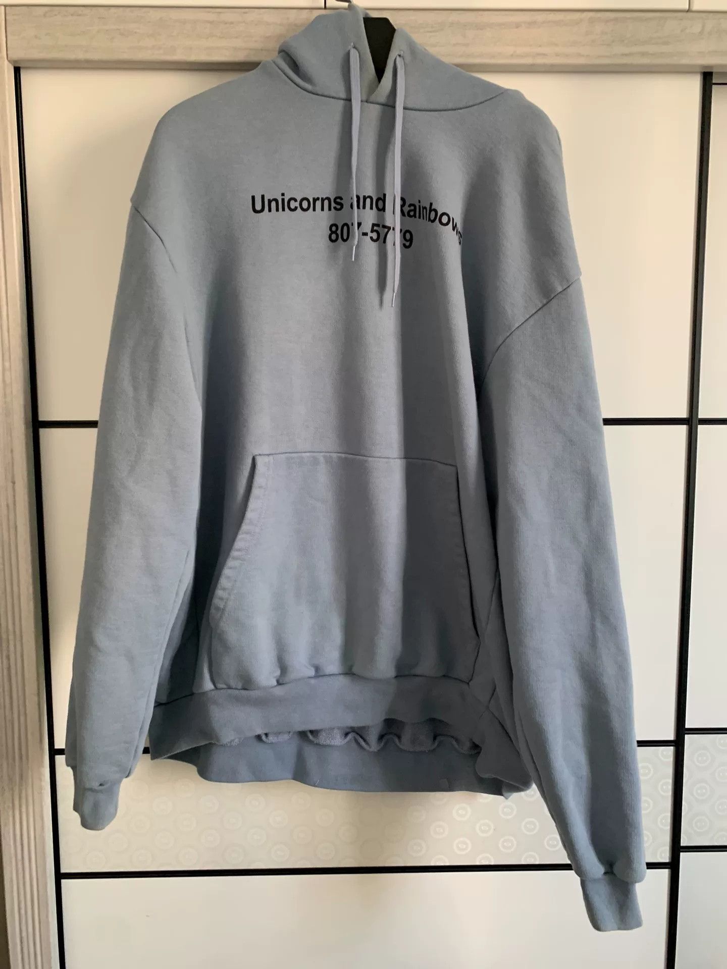 Vetements Vetements Blue Hoodie XS Men Size US XS / EU 42 / 0 - 1 Thumbnail