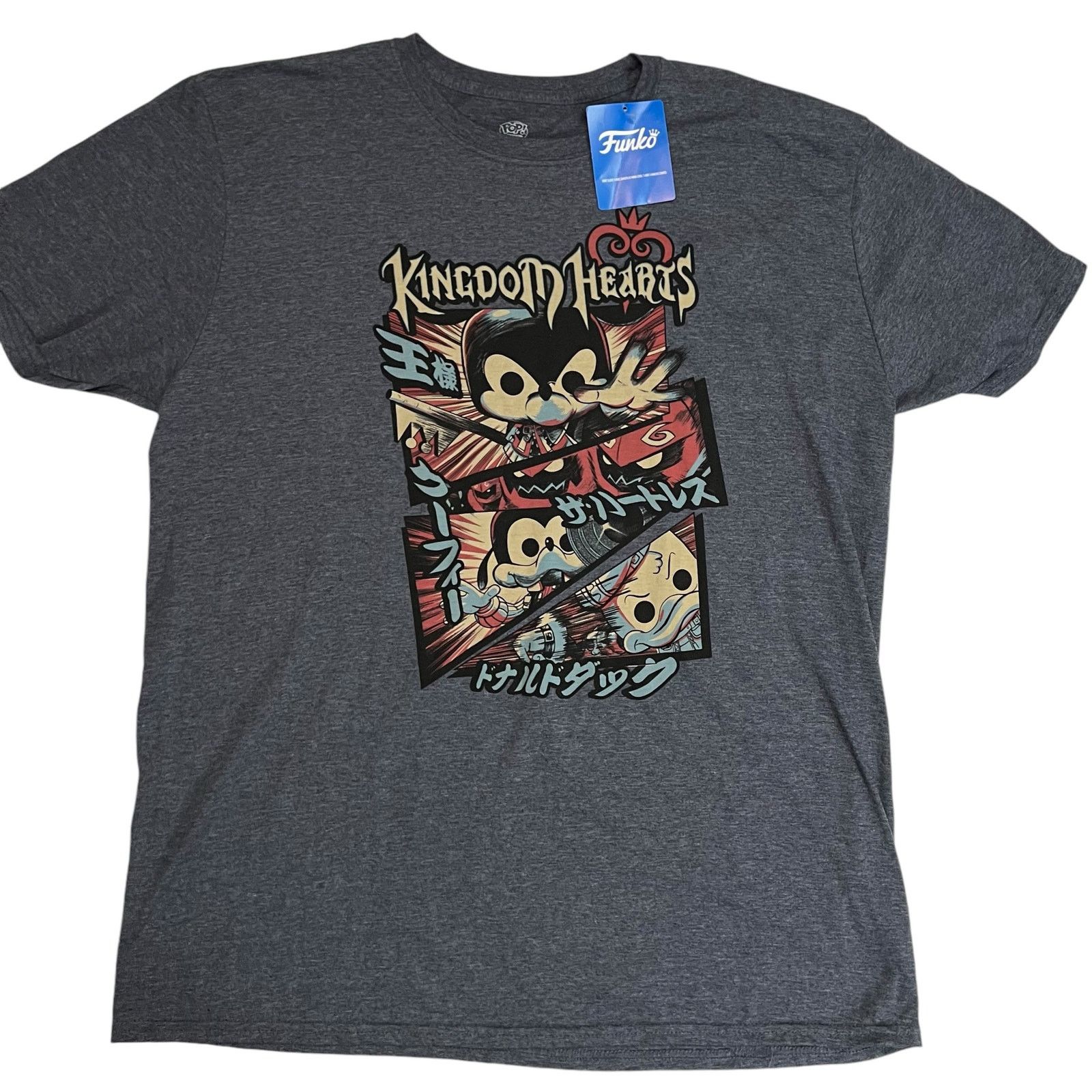 Disney Funko Pop! Tees Disney Kingdom Hearts New T-Shirt XL 2018 Size US XL / EU 56 / 4 - 6 Thumbnail